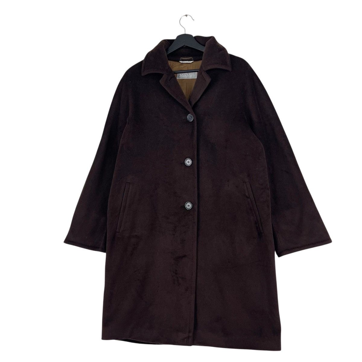 Max Mara Max Mara Lana Wool Over Coat Size M / US 6-8 / IT 42-44 - 2 Thumbnail