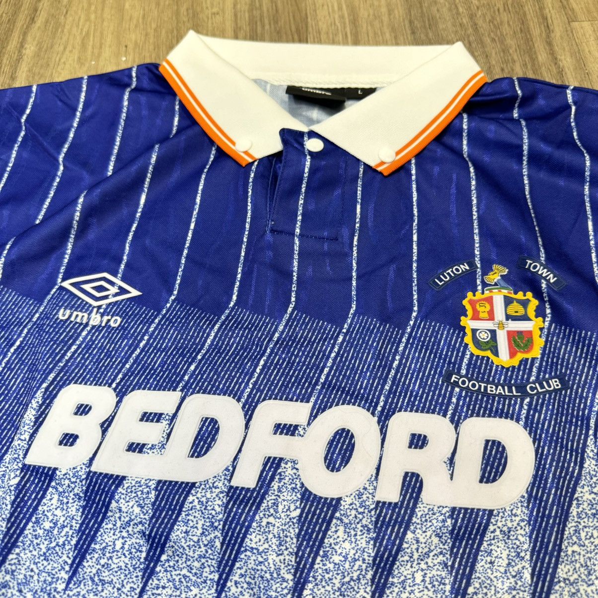 Umbro Luton Town 89/90 retro away shirt Size US L / EU 52-54 / 3 - 3 Thumbnail