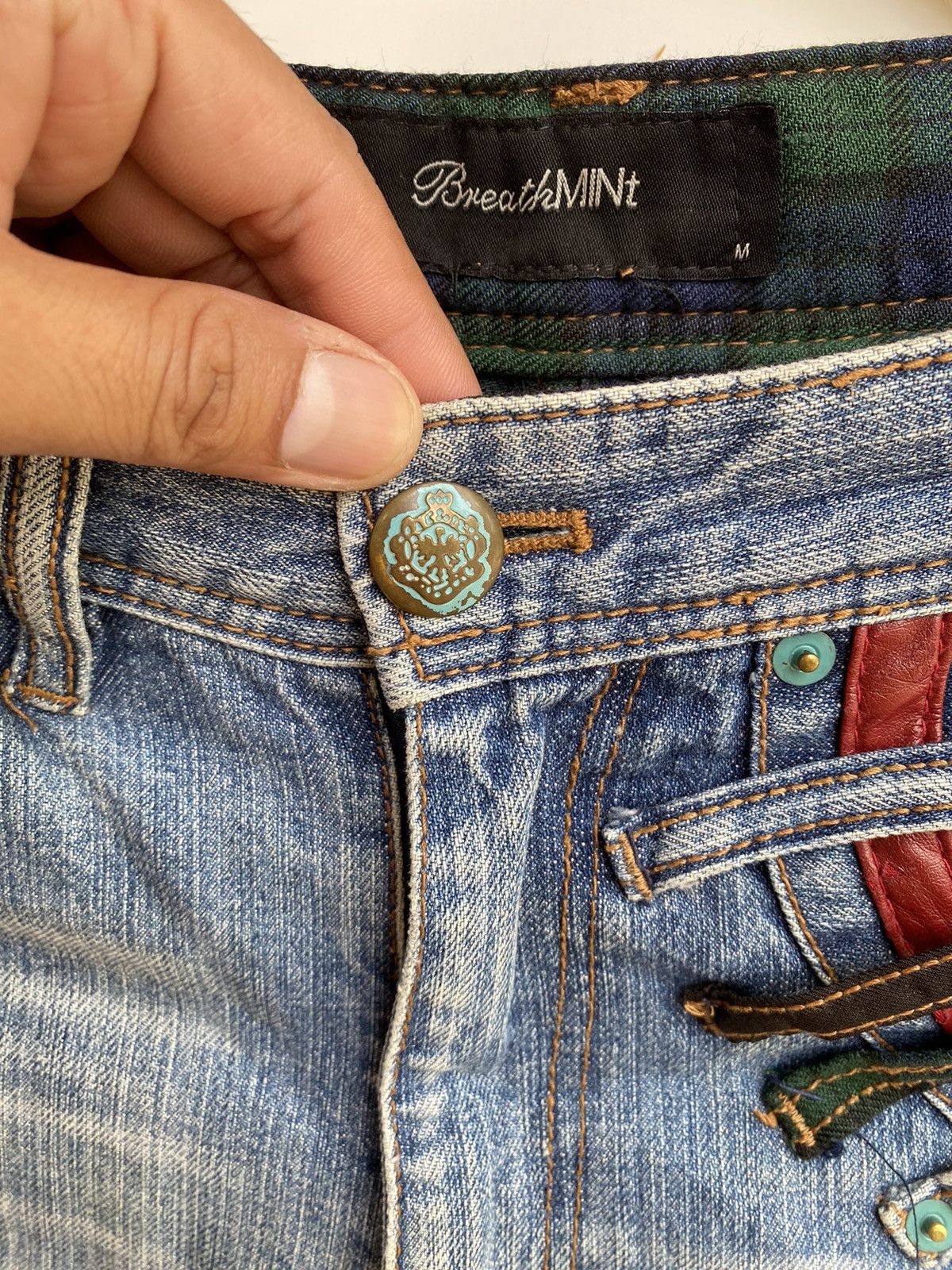 Japanese Brand × Vintage ✅️Vtg Breathmint Double Waist Rare Size US 31 - 10 Thumbnail