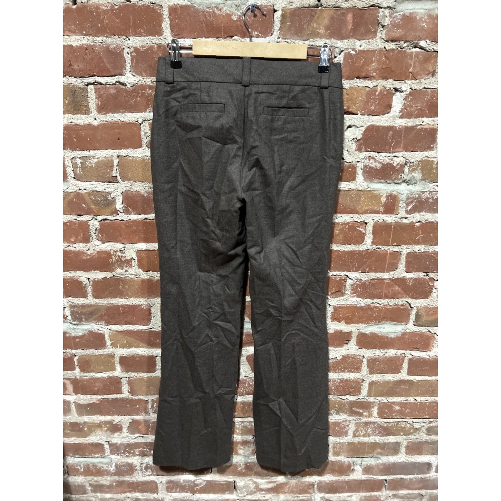 Banana Republic VINTAGE Banana Republic Womens Pants Taupe Size 2 The Martin Fit Career Wool Blend (Note: If not vintage, remove VINTAGE) Size 28" / US 6 / IT 42 - 3 Thumbnail