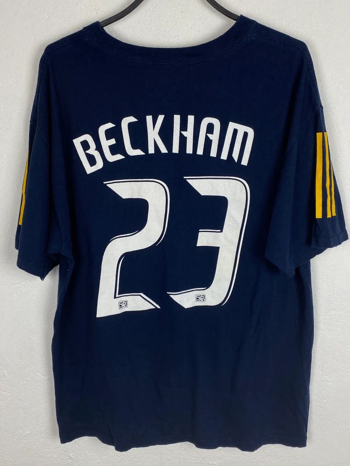Adidas Adidas x L.A. Galaxy #23 David Beckham T-Shirt In Blue Size US M / EU 48-50 / 2 - 1 Thumbnail