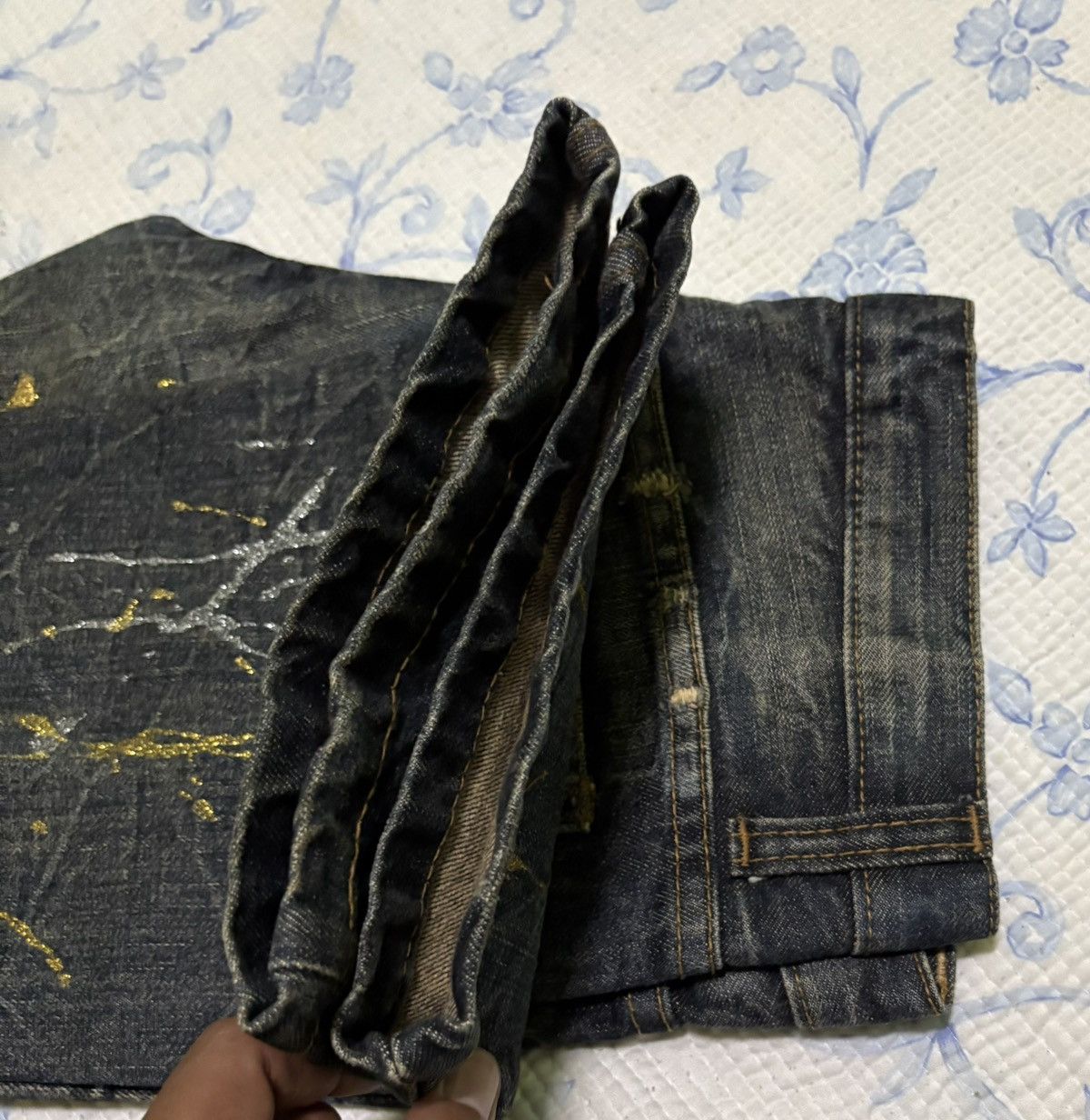 Other K.U.I Streetwear Jeans Flared Distressed Denim Size US 32 / EU 48 - 15 Thumbnail