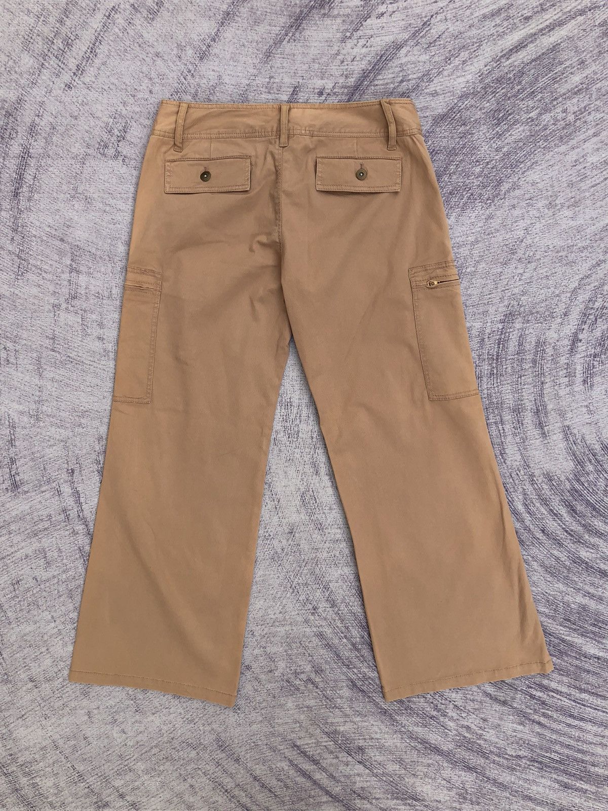 FOR OTHERS × Vintage Y2K Cargo Trousers Baggy Khakis Multi Pocket Tactical Pants Size US 32 / EU 48 - 9 Thumbnail