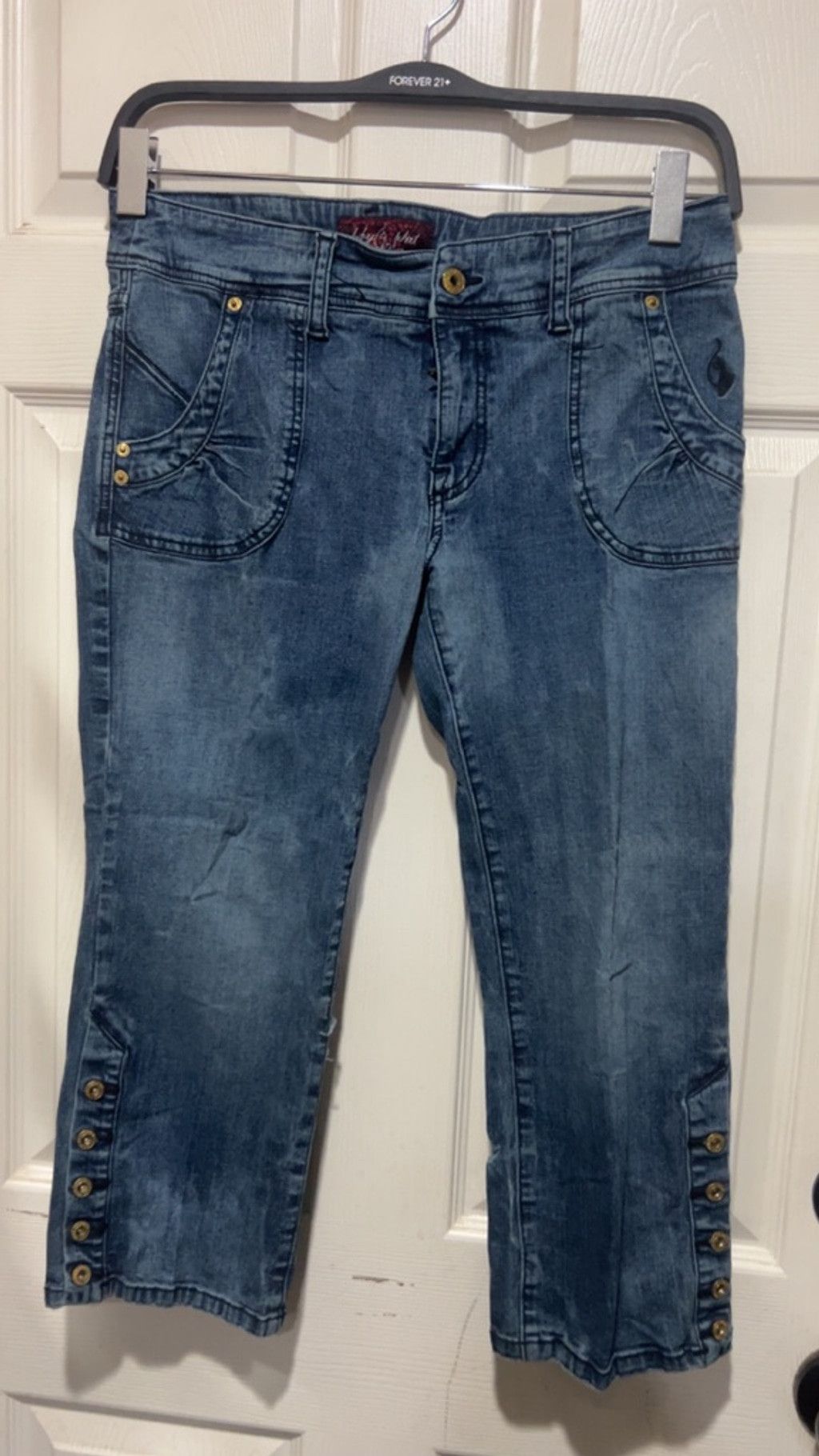 Other Juniors Apple Bottoms Blue Denim Capris Size 13 Size 32" / US 10 / IT 46 - 1 Thumbnail