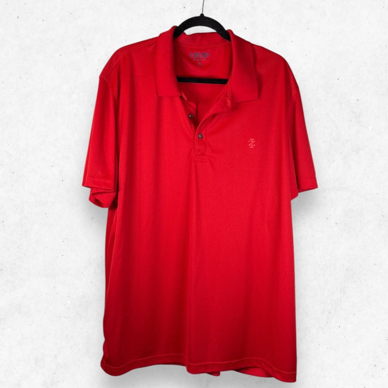 Other Izod Golf Polo Shirt Men's Size XXL Red Solid Short Sleeve Size US XXL / EU 58 / 5 - 1 Thumbnail