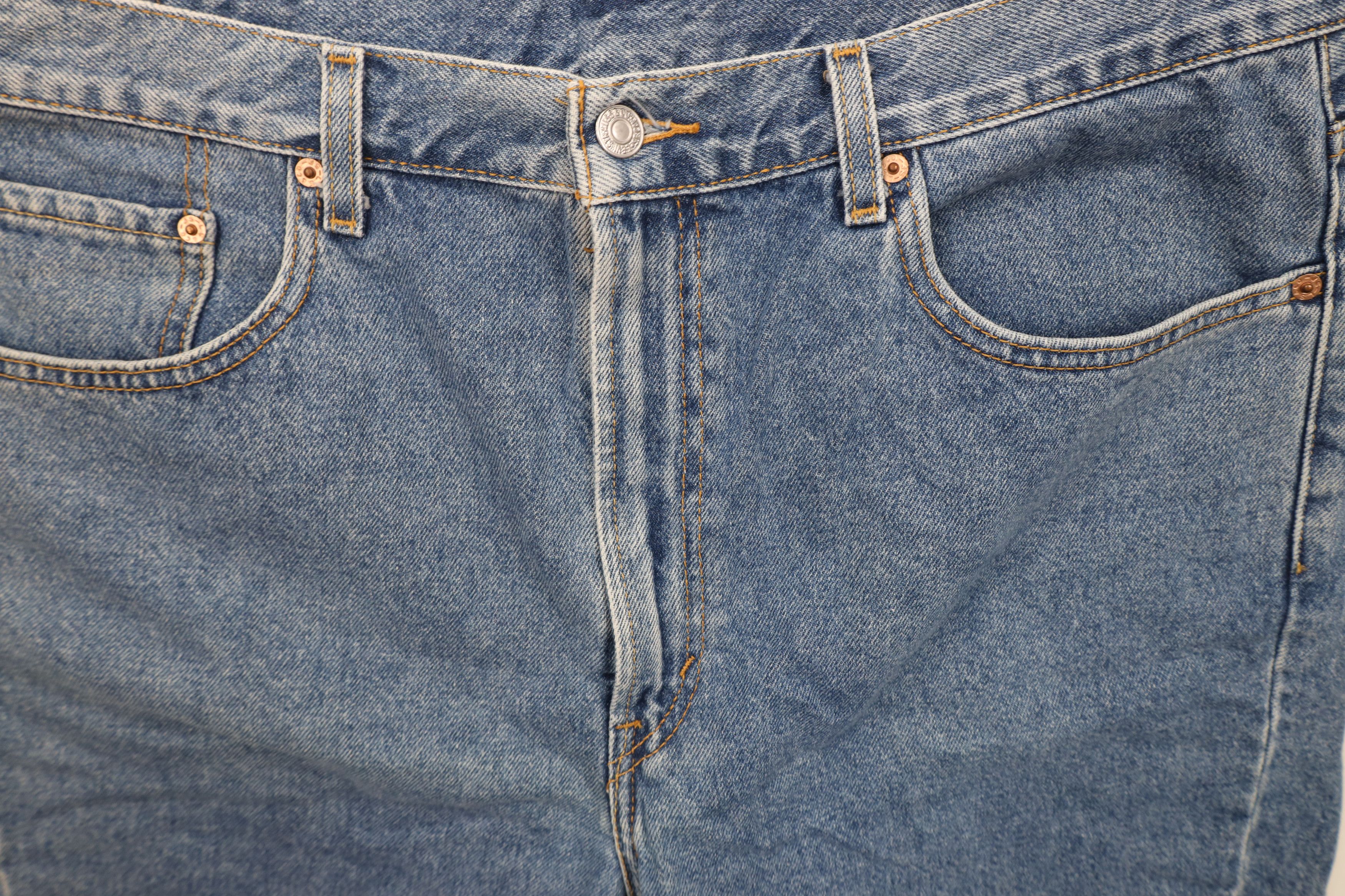 Levi's × Vintage Vintage Y2K 2002 Levis 505 Denim Jean Shorts Jorts Blue Size US 40 / EU 56 - 7 Thumbnail