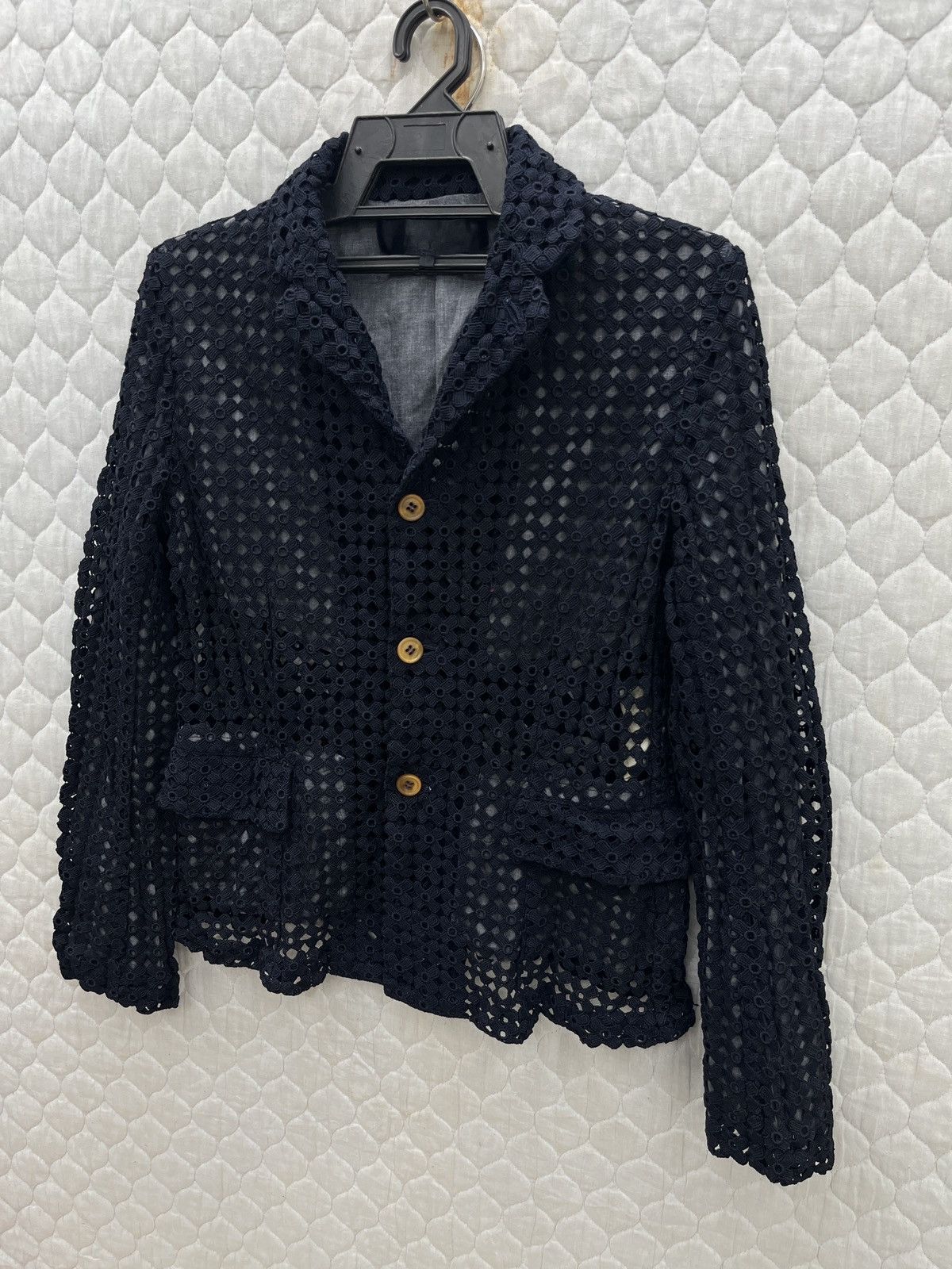 Comme des Garcons 🔥🔥🔥ARCHIVE COMME DES GARCONS CROCHET LACE JACKET Size M / US 6-8 / IT 42-44 - 2 Thumbnail
