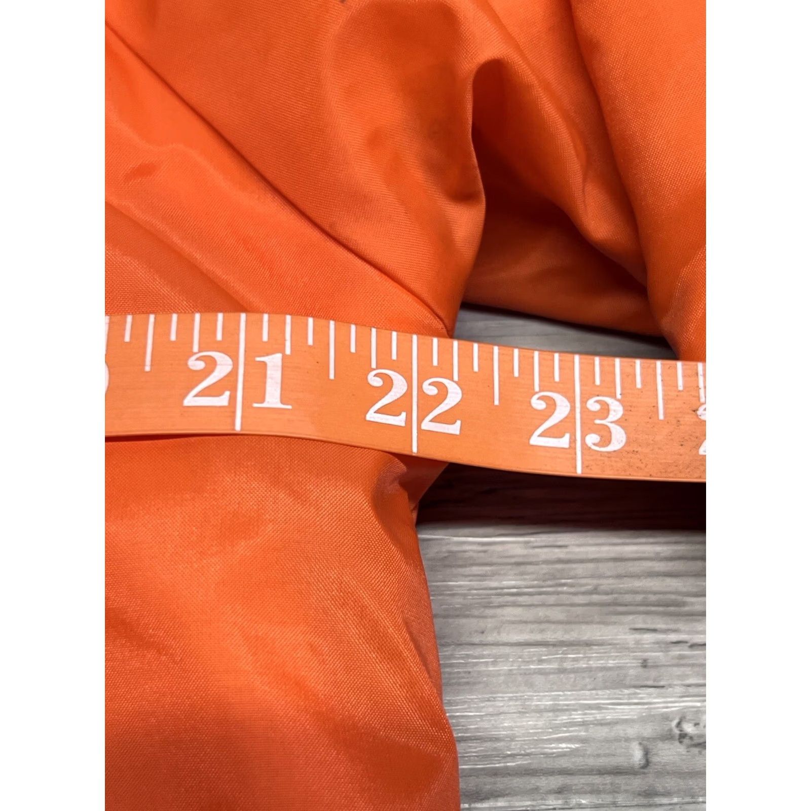 Vintage VINTAGE Don Alleson Athletic Bomber Jacket Nylon Snap Fleece Lined Blaze Orange Size S/M Unisex Adults Size US S / EU 44-46 / 1 - 7 Thumbnail