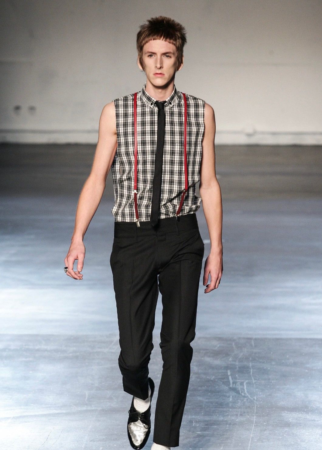 Dior Homme SS06 Sleeveless Button Up Flannel
