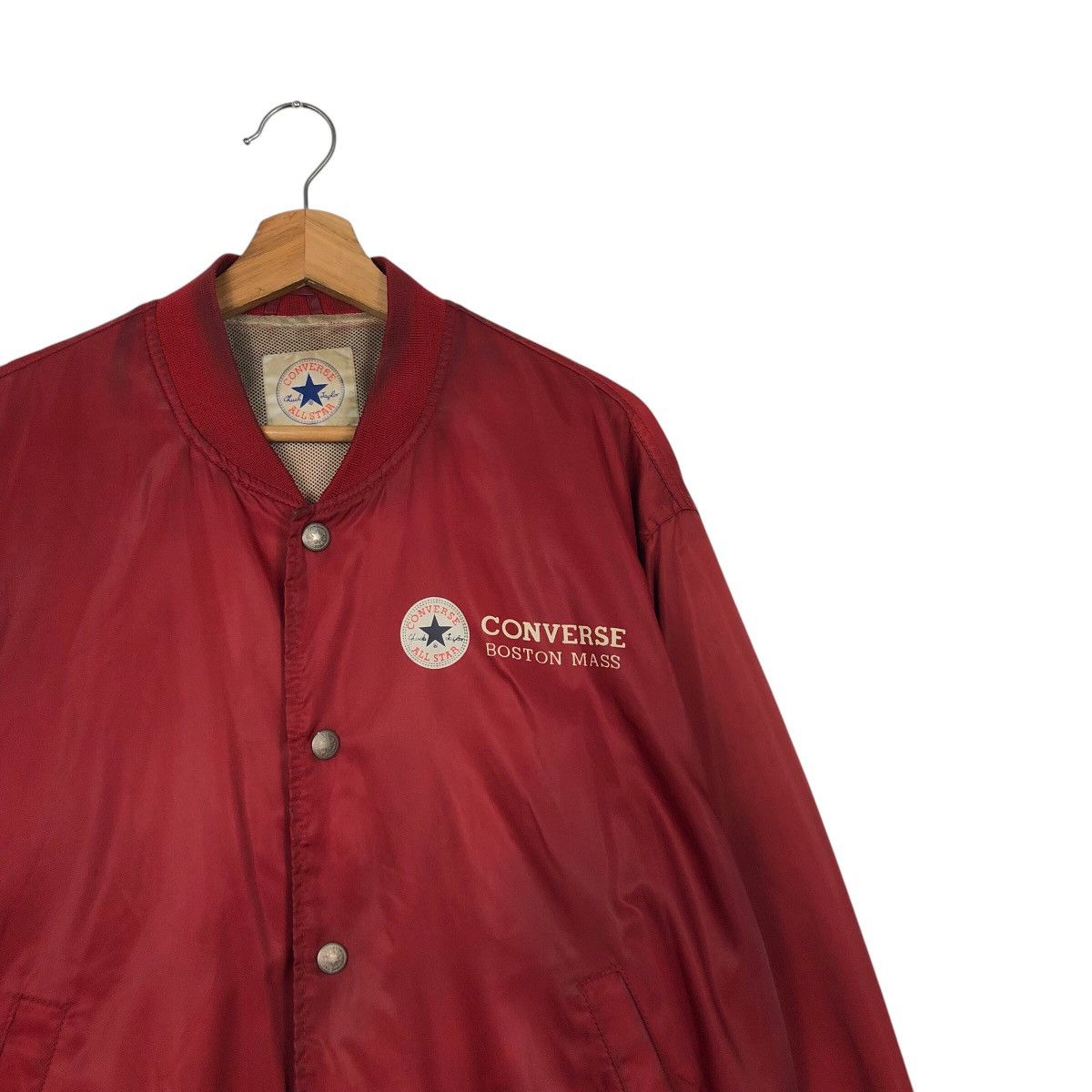 Japanese Brand 📌Vintage Bomber Jacket Converse All Star Boston Mass Usa Size US M / EU 48-50 / 2 - 8 Thumbnail
