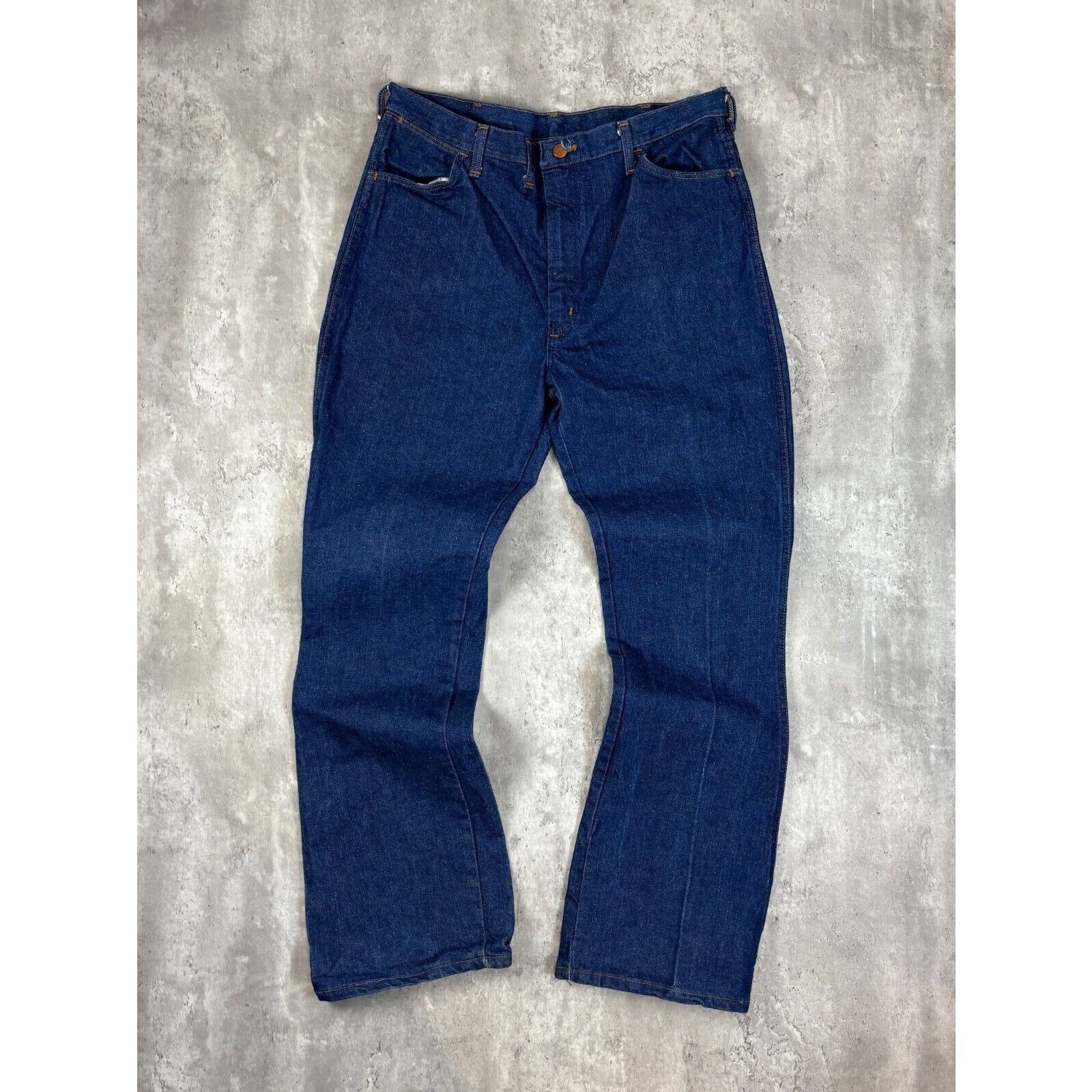 Wrangler Vintage Wrangler Western Dark Wash Straight Denim Pants 37 Size US 37 - 1 Thumbnail