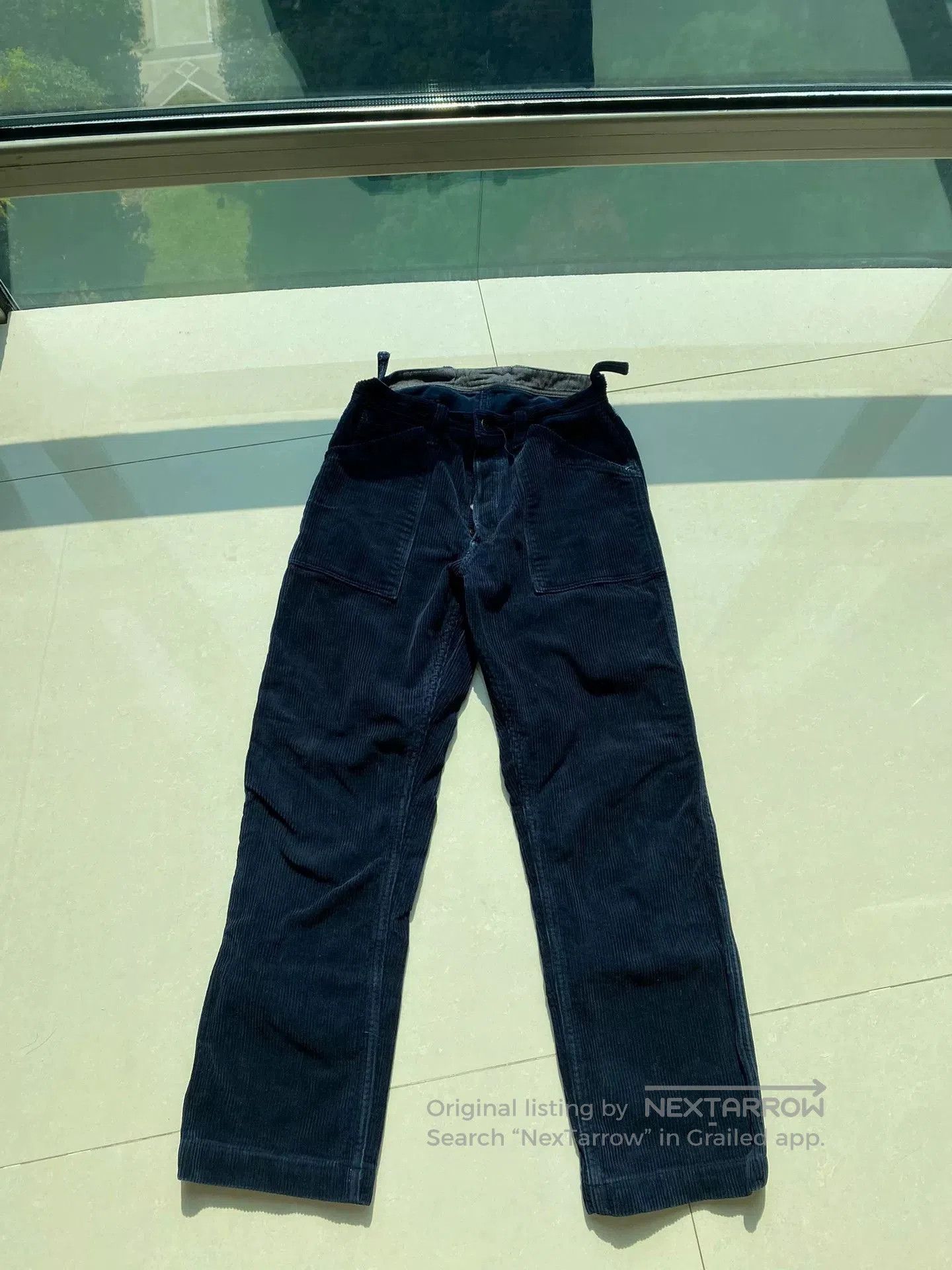 Freewheelers Freewheelers Blue Corduroy Longshoreman Trousers. Size US 38 / EU 54 - 1 Thumbnail
