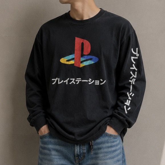 SAINT MICHAEL Fight Clubオマージュ　ロンT Japanese Brand × READYMADE × Saint Michael Saint Michael FIGHT