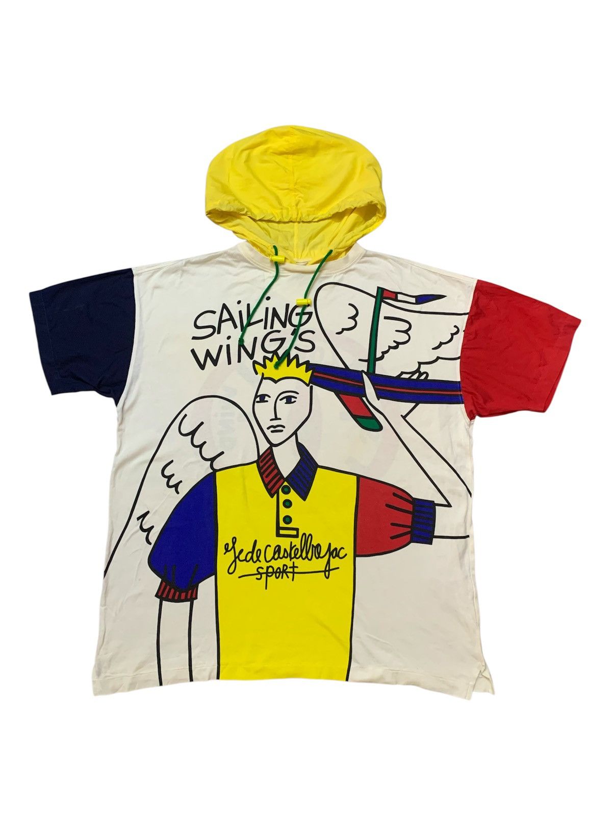 Jean Charles De Castelbajac Vintage Castelbajac Pop Art Shirt Size US XL / EU 56 / 4 - 1 Thumbnail
