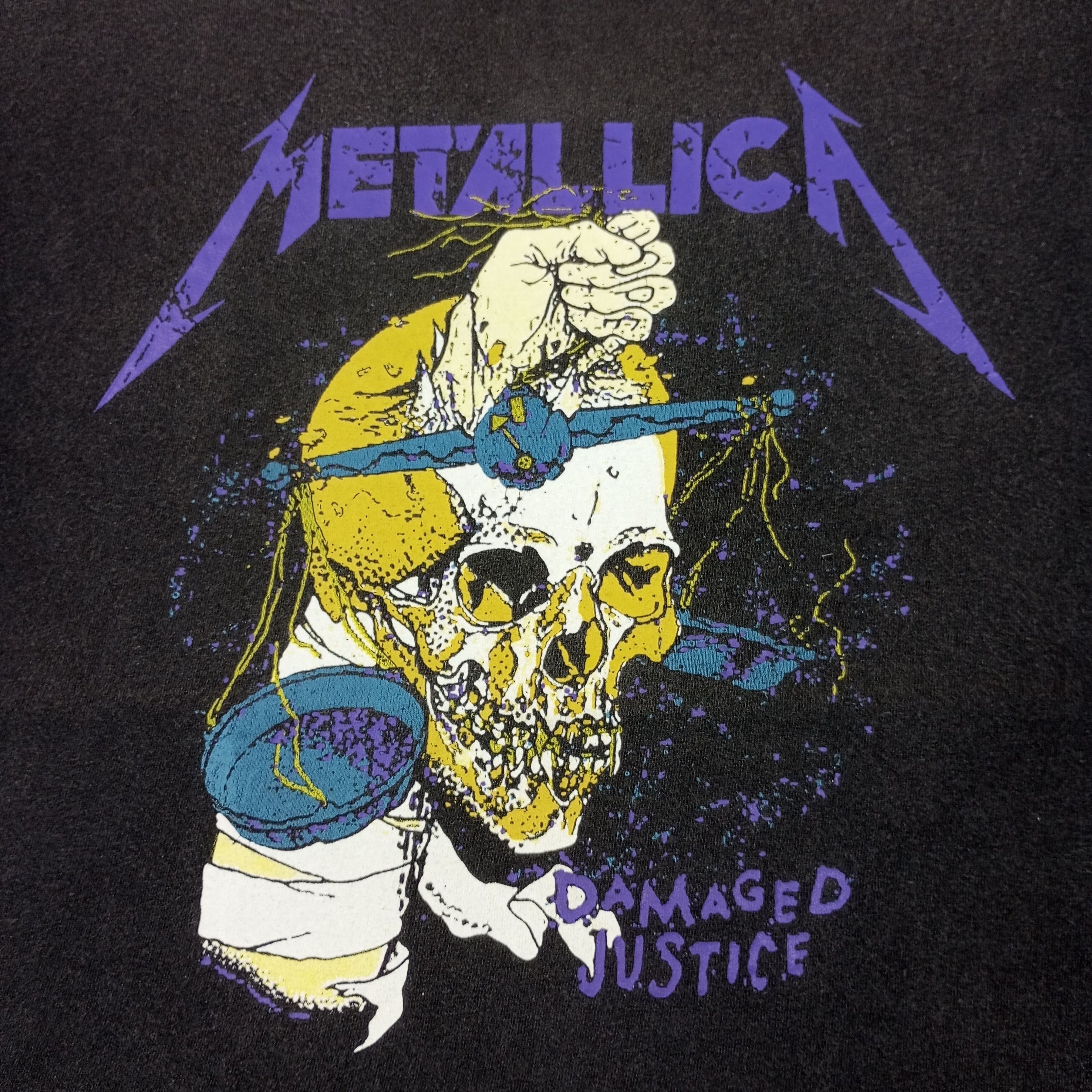 Band Tees × Vintage Metallica Rock Band Music Skull Design Tshirt Size US L / EU 52-54 / 3 - 2 Thumbnail