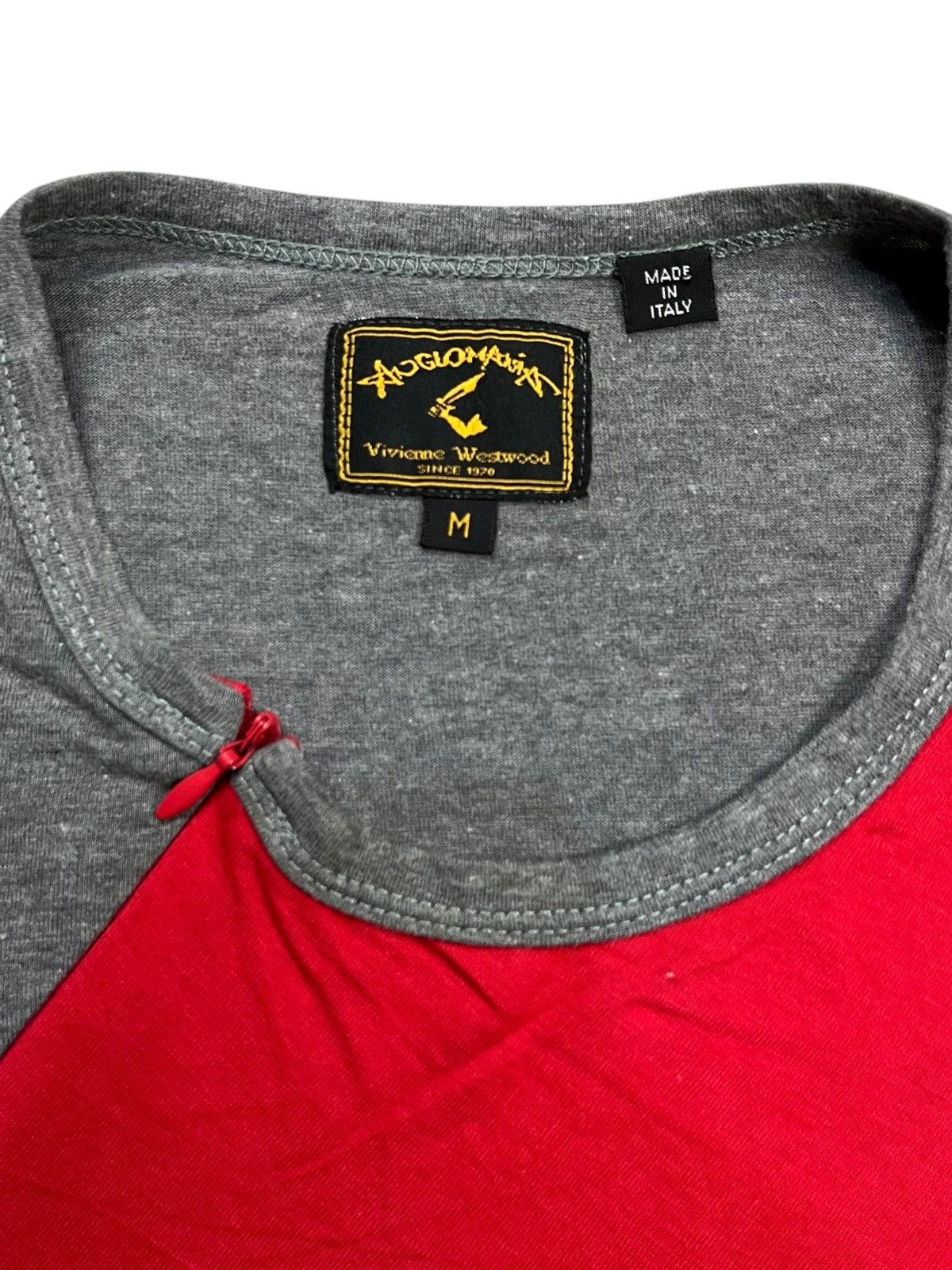 Vivienne Westwood 2000s Vivienne Westwood - Red Patchwork Longsleeve Size US M / EU 48-50 / 2 - 7 Thumbnail