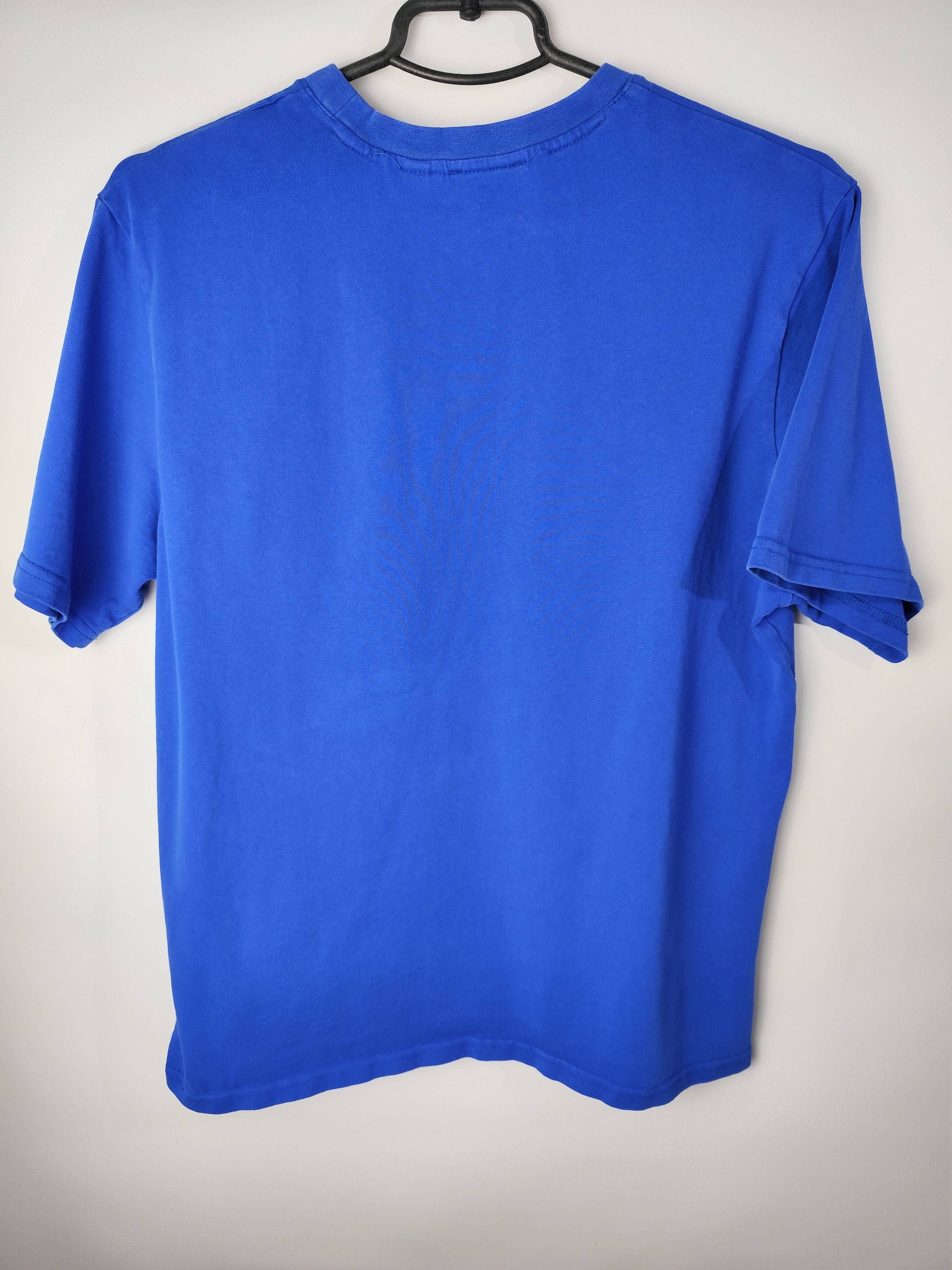 Burberry Burberry London England Leather Varsity Patch Blue T-Shirt M Size US M / EU 48-50 / 2 - 7 Thumbnail