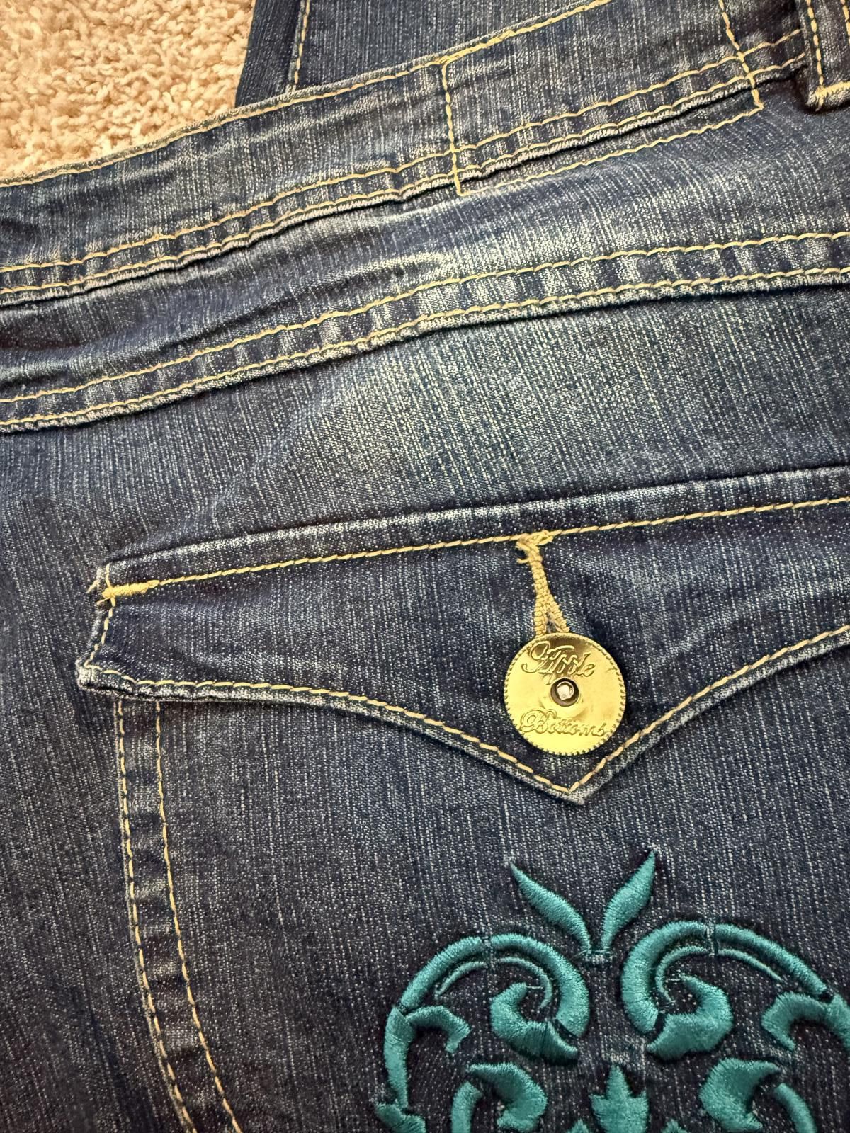Designer vintage Y2K Apple Bottoms Jeans Size 42" / US 20 - 5 Thumbnail