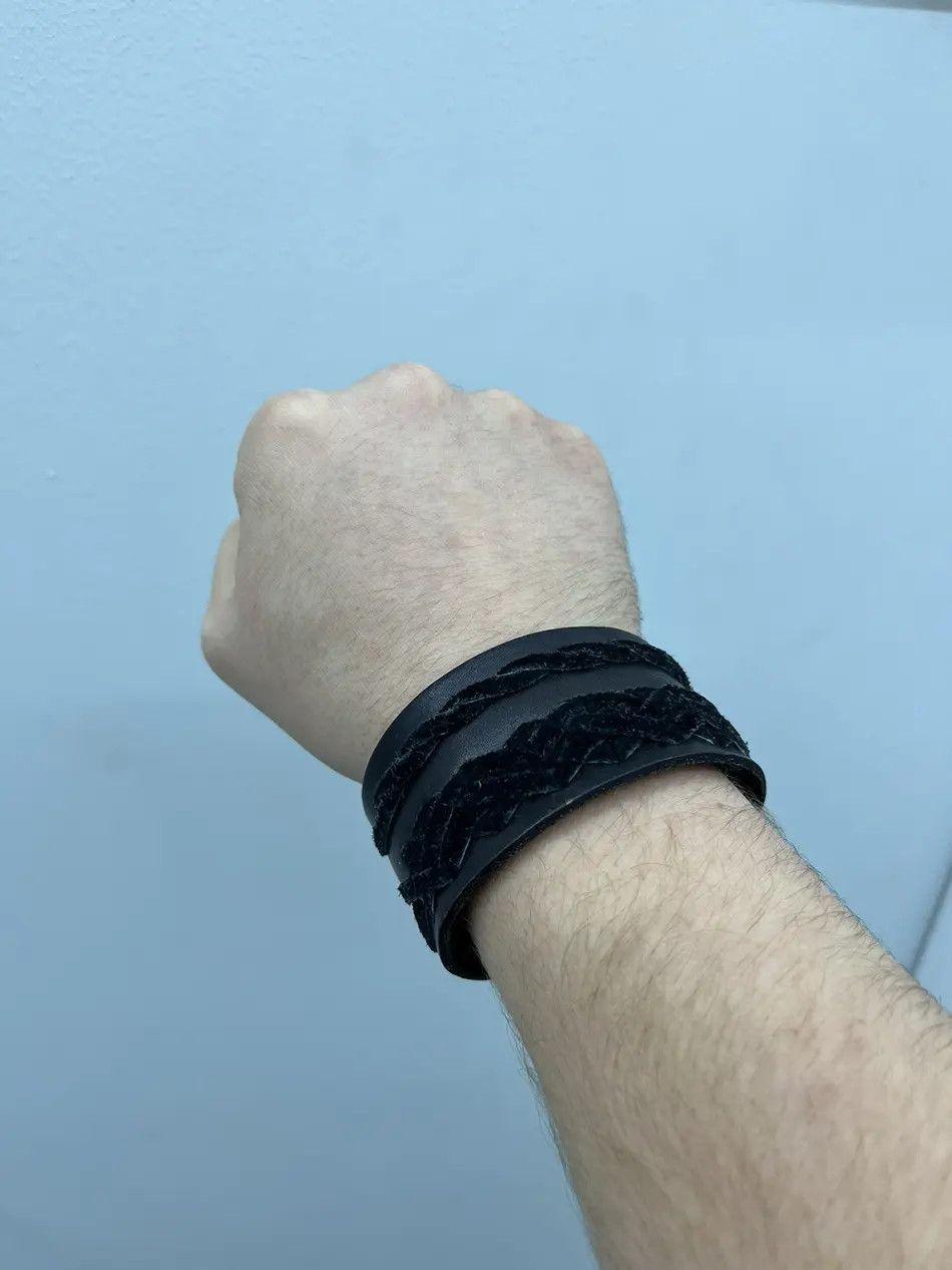 Jewelry Retro Genuine Leather Braided Bracelet Size ONE SIZE - 1 Thumbnail
