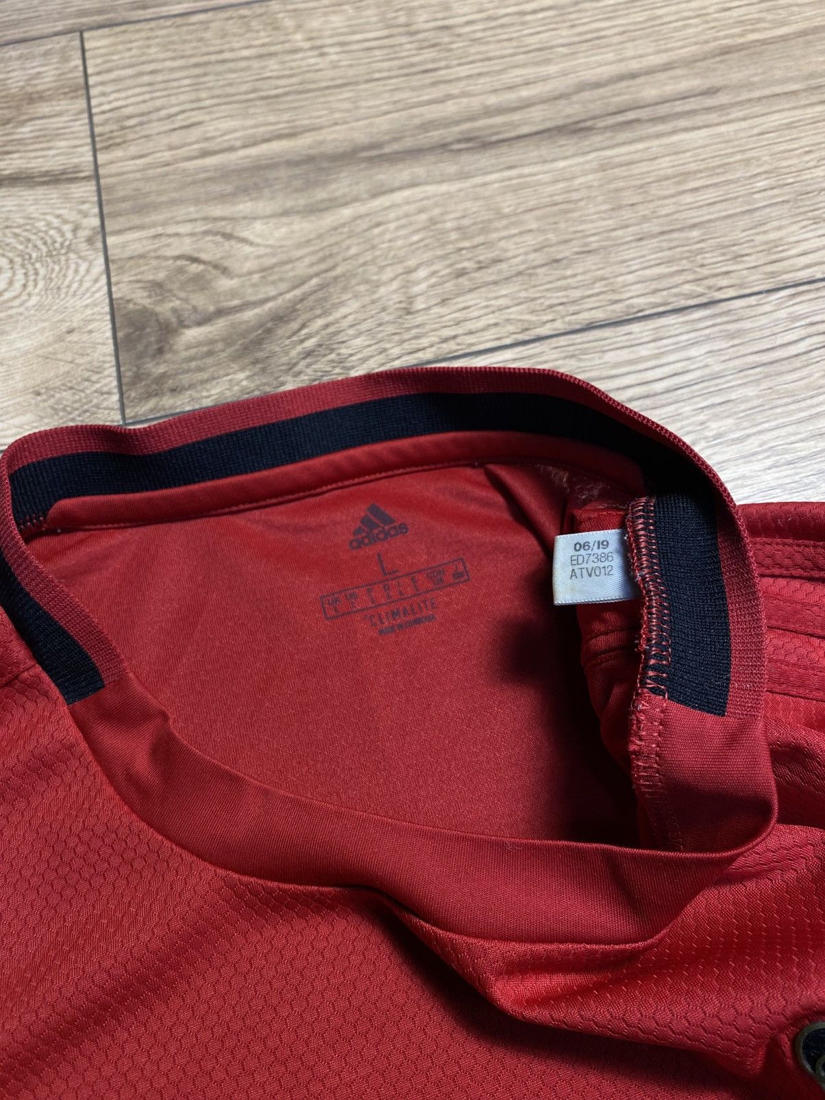 Adidas Manchester United Home Jersey 2019-20 Size L Adidas ED7386 Size US L / EU 52-54 / 3 - 7 Thumbnail