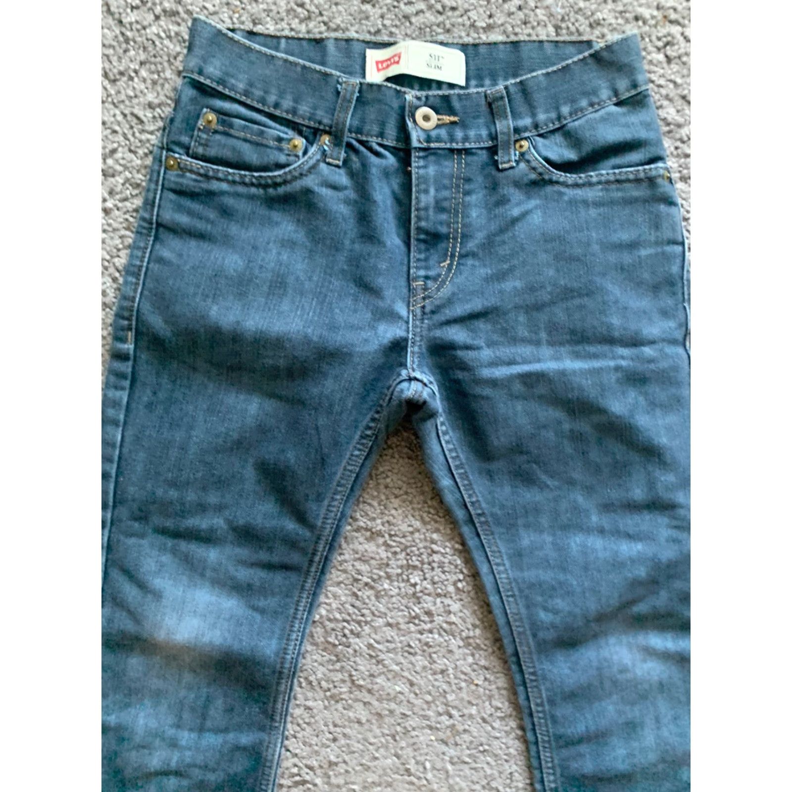 Levi's Levi's 511 Slim Jeans Boys Size 14R 27x27 Blue Cotton Blend Casual Size 36" / US 14 / IT 50 - 5 Thumbnail
