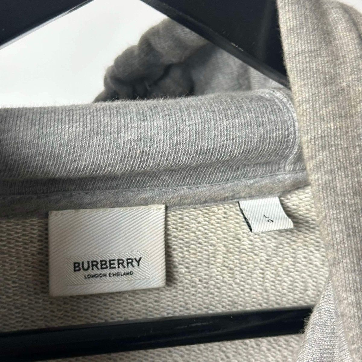 Burberry BURBERRY LOGO HOODIE Size US L / EU 52-54 / 3 - 3 Thumbnail