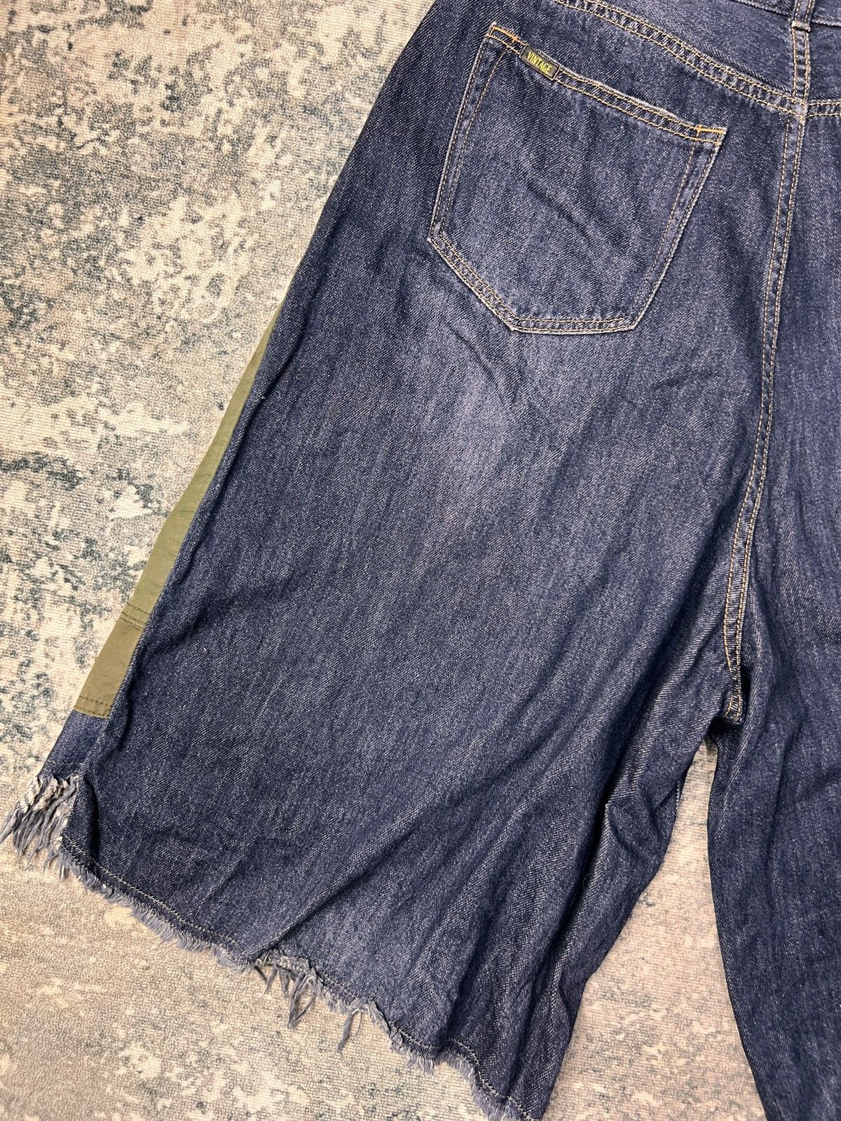 Third & Army Tobila Made in Japan Rework Army Denim Jort Size US 32 / EU 48 - 10 Thumbnail