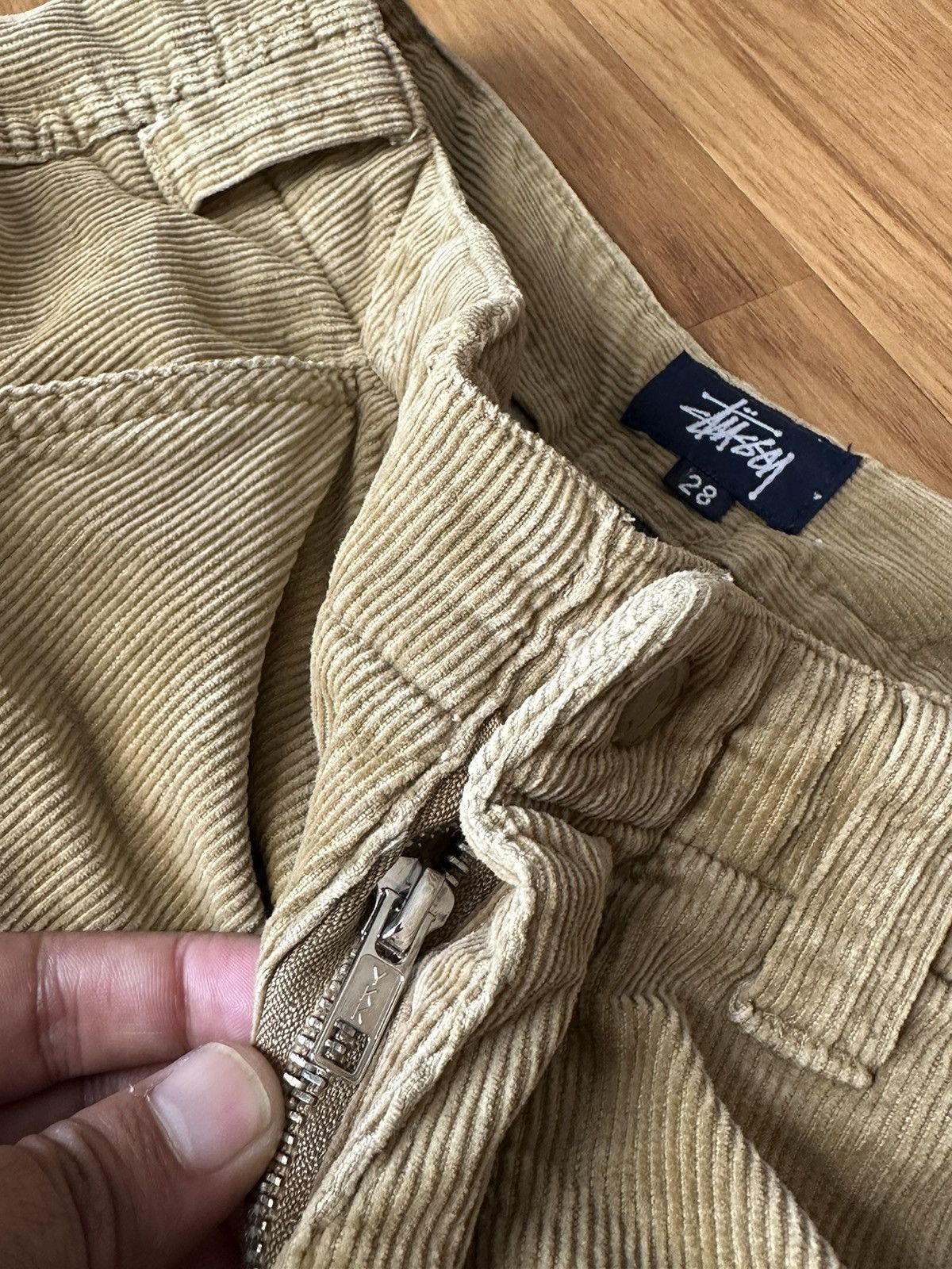Stussy 1990-Stüssy 3D Cargos Made in China Corduroys Cargo Pant Size US 29 - 9 Thumbnail