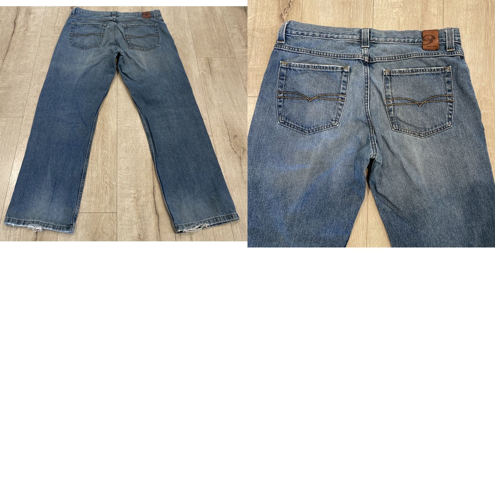 Anchor Blue VINTAGE Anchor Blue Jeans Mens 36x32 Denim Straight Baggy 90s Streetwear Blue Mens Size US 36 / EU 52 - 8 Thumbnail