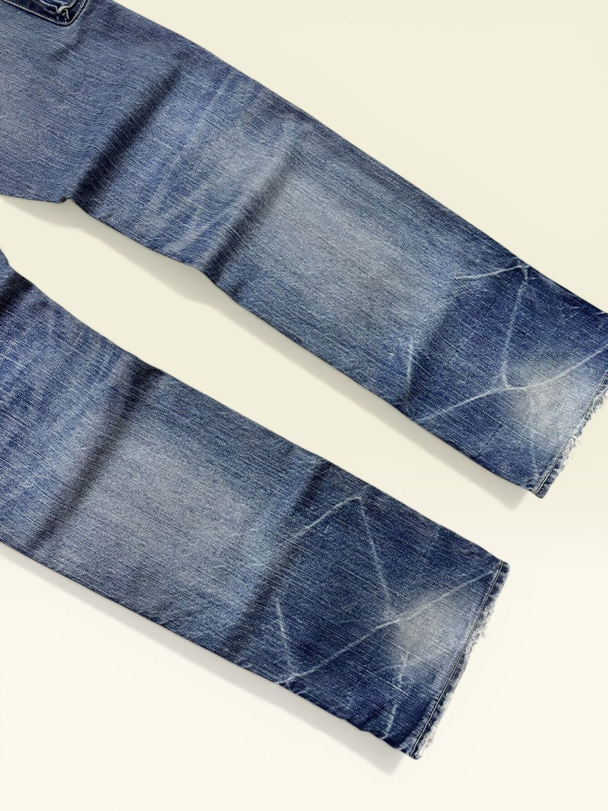 Hysteric Glamour Vtg Japan J8 Johnbull 3d Pocket Grunge Whisker Faded Jeans Size US 30 / EU 46 - 8 Thumbnail