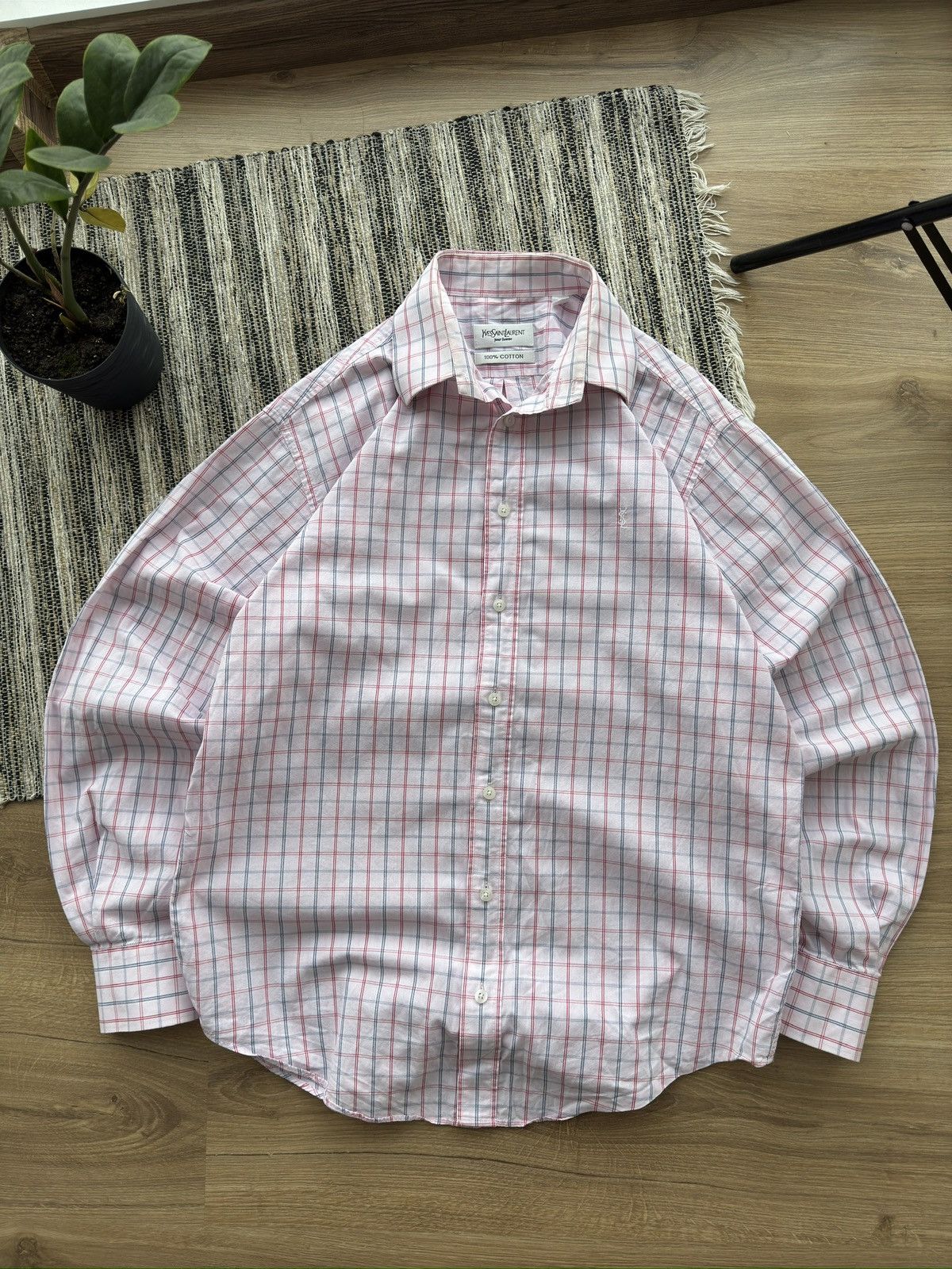 Other Yves Saint Laurent YSL vintage Pink rare button up shirt Size US M / EU 48-50 / 2 - 1 Thumbnail