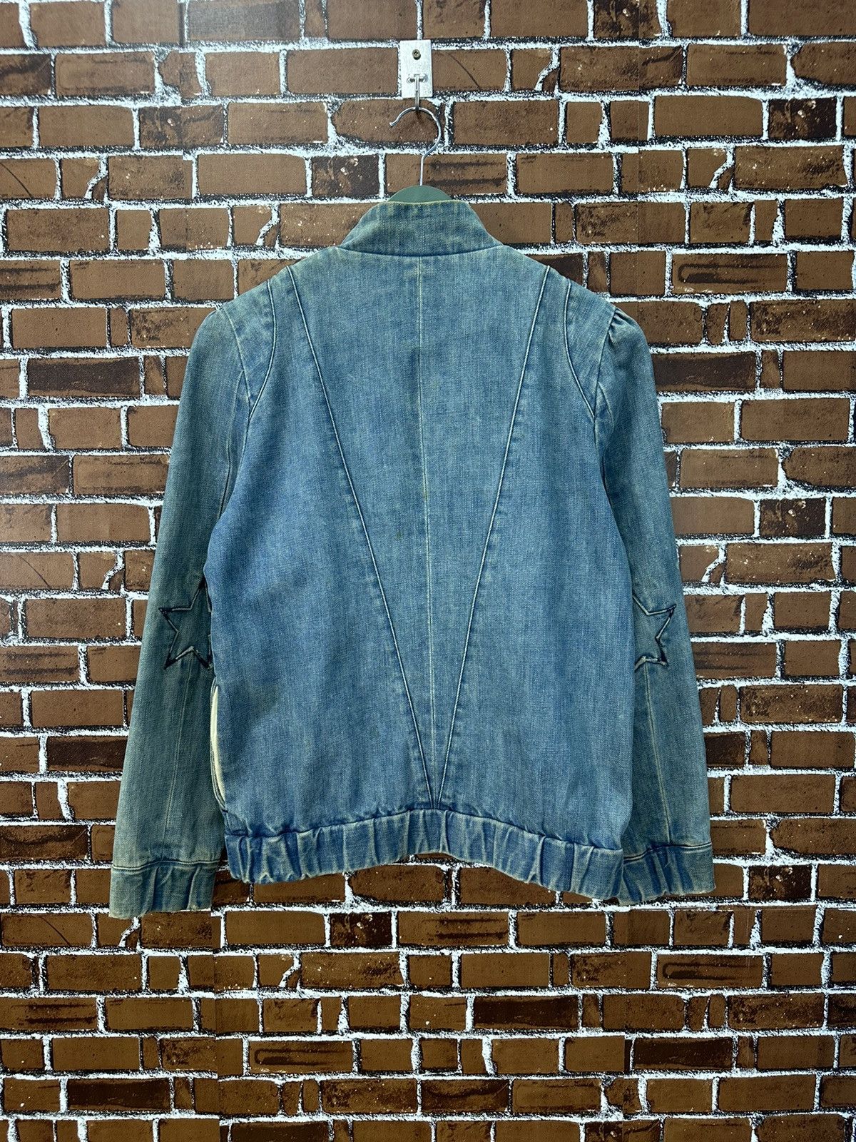 Vintage Rare Vintage Sladky Japan Worn Denim Jacket Z209 Size M / US 6-8 / IT 42-44 - 3 Thumbnail