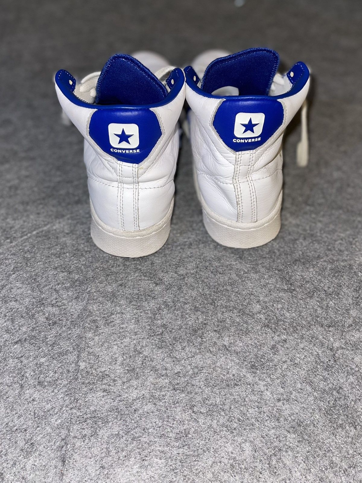 Converse Converse Pro Leather Mid White Blue 170359 Mens 5.5/Women 7 Size US 5.5 / EU 38 - 3 Thumbnail