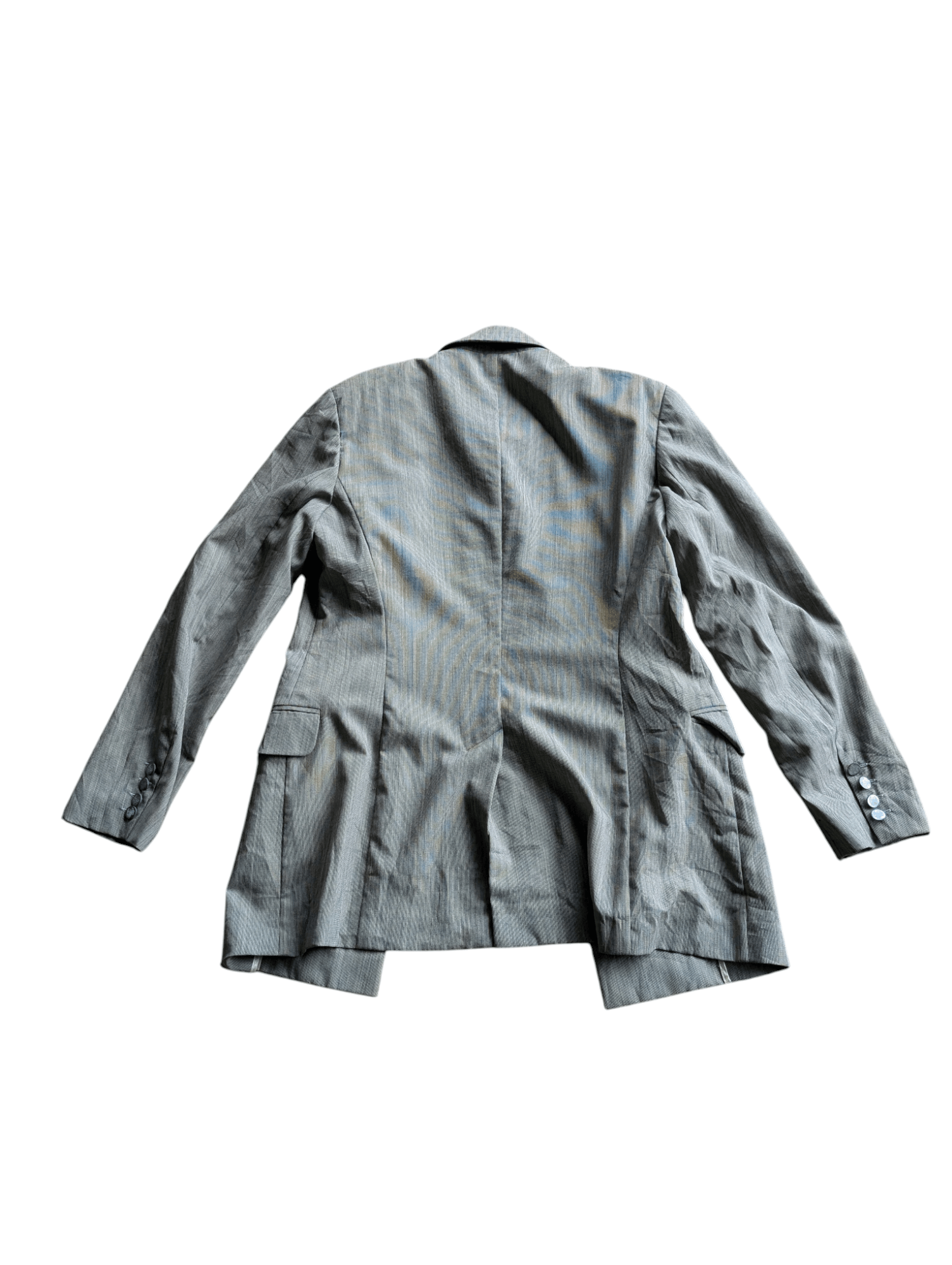 Alexander McQueen 90's Vintage Alexander McQueen Lana Wool Men’s Long Jacket Size US M / EU 48-50 / 2 - 2 Thumbnail