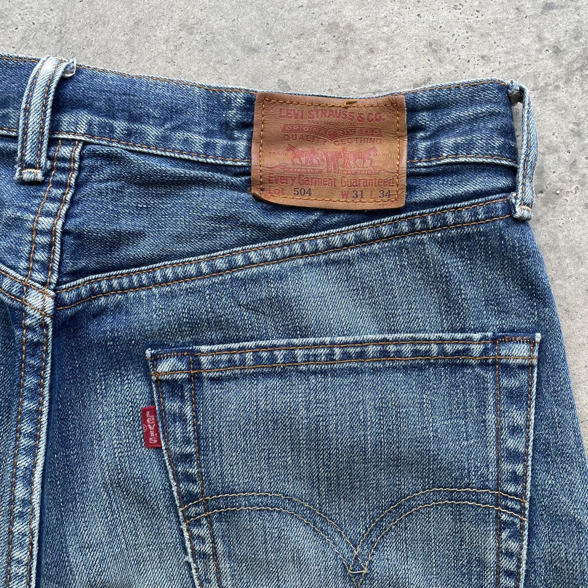 Levi's Vintage Levi’s 504 Faded BAGGY Jeans Denim Pants W31 Size US 31 - 11 Thumbnail