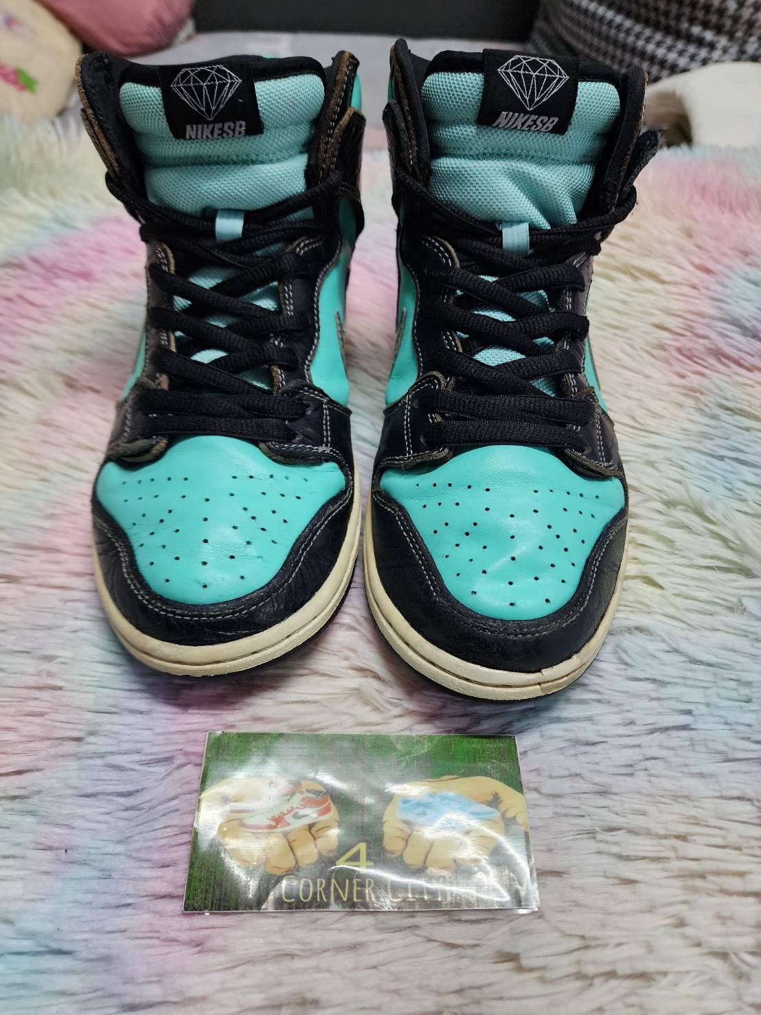 Nike Nike Sb dunk High Diamond Supply x Tiffany Size US 9 / EU 42 - 2 Thumbnail