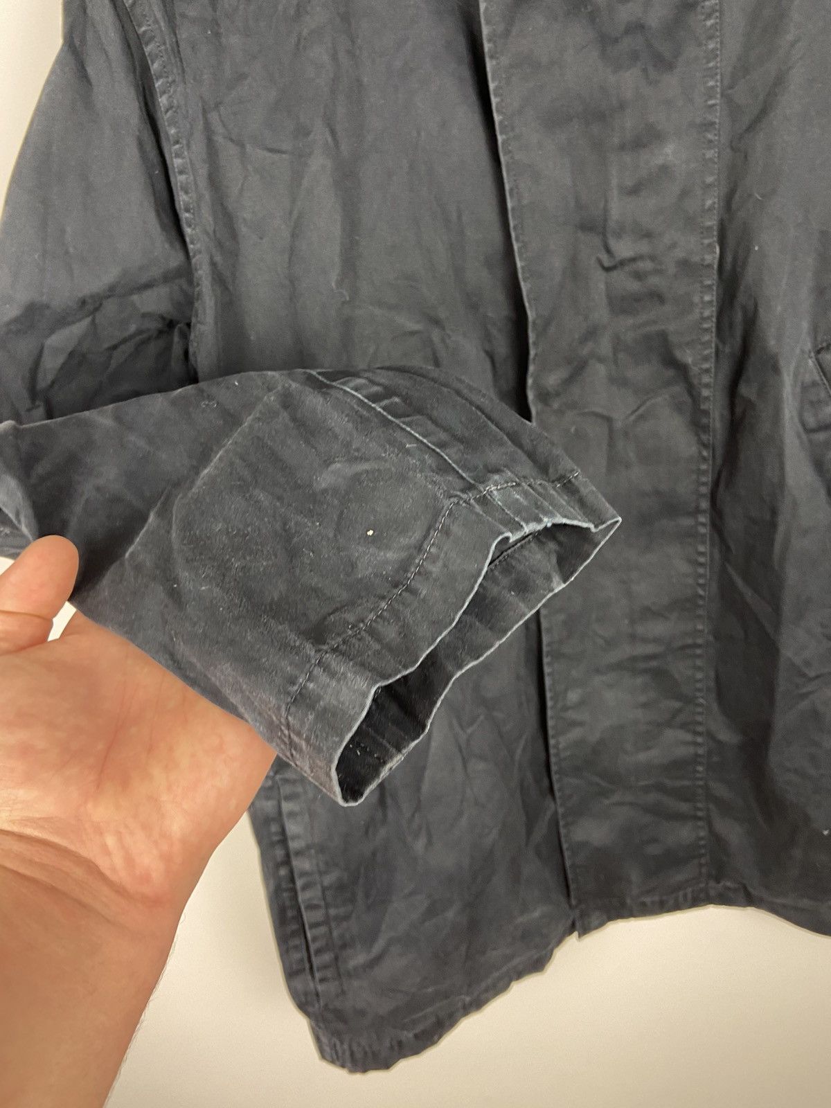 A.P.C. × Designer A.P.C. Navy Dark/Blue Faded Hooded Cliff Parka Mens Jacket Size US XXL / EU 58 / 5 - 10 Thumbnail