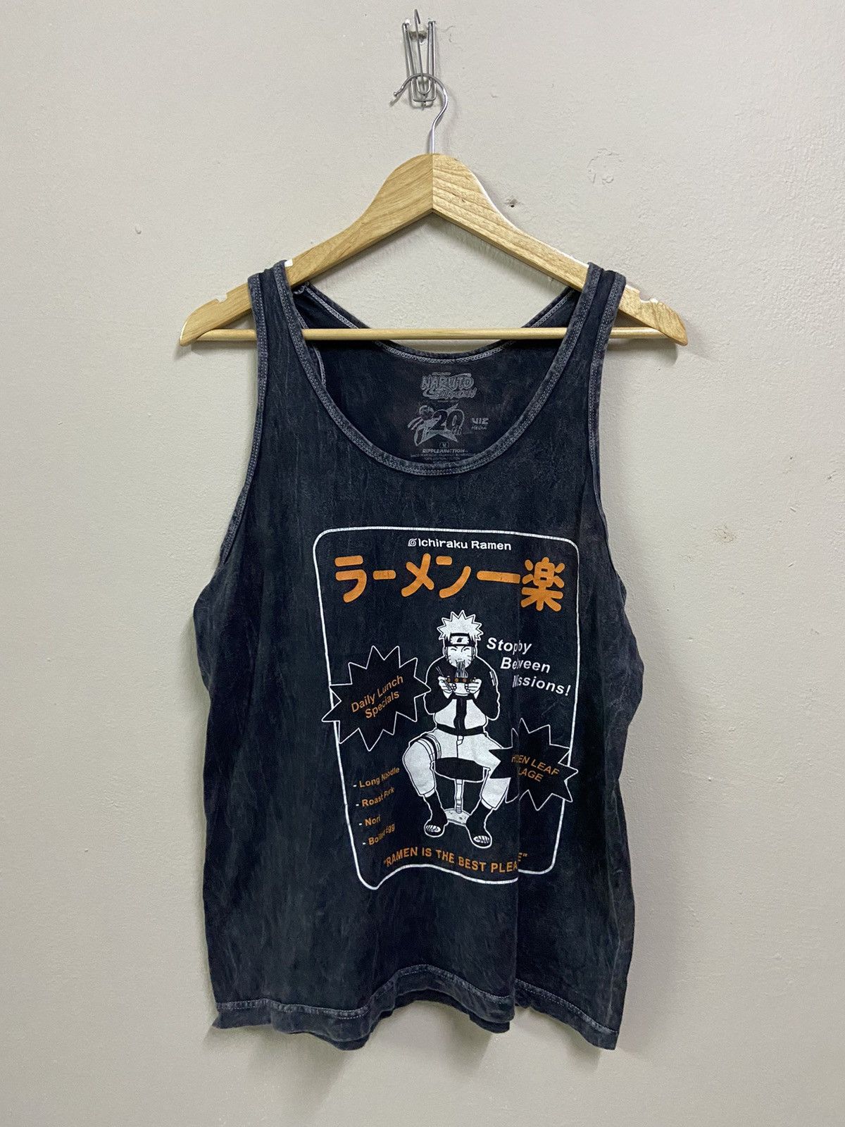 Anime Naruto asid wash singlet tee Size US M / EU 48-50 / 2 - 1 Thumbnail