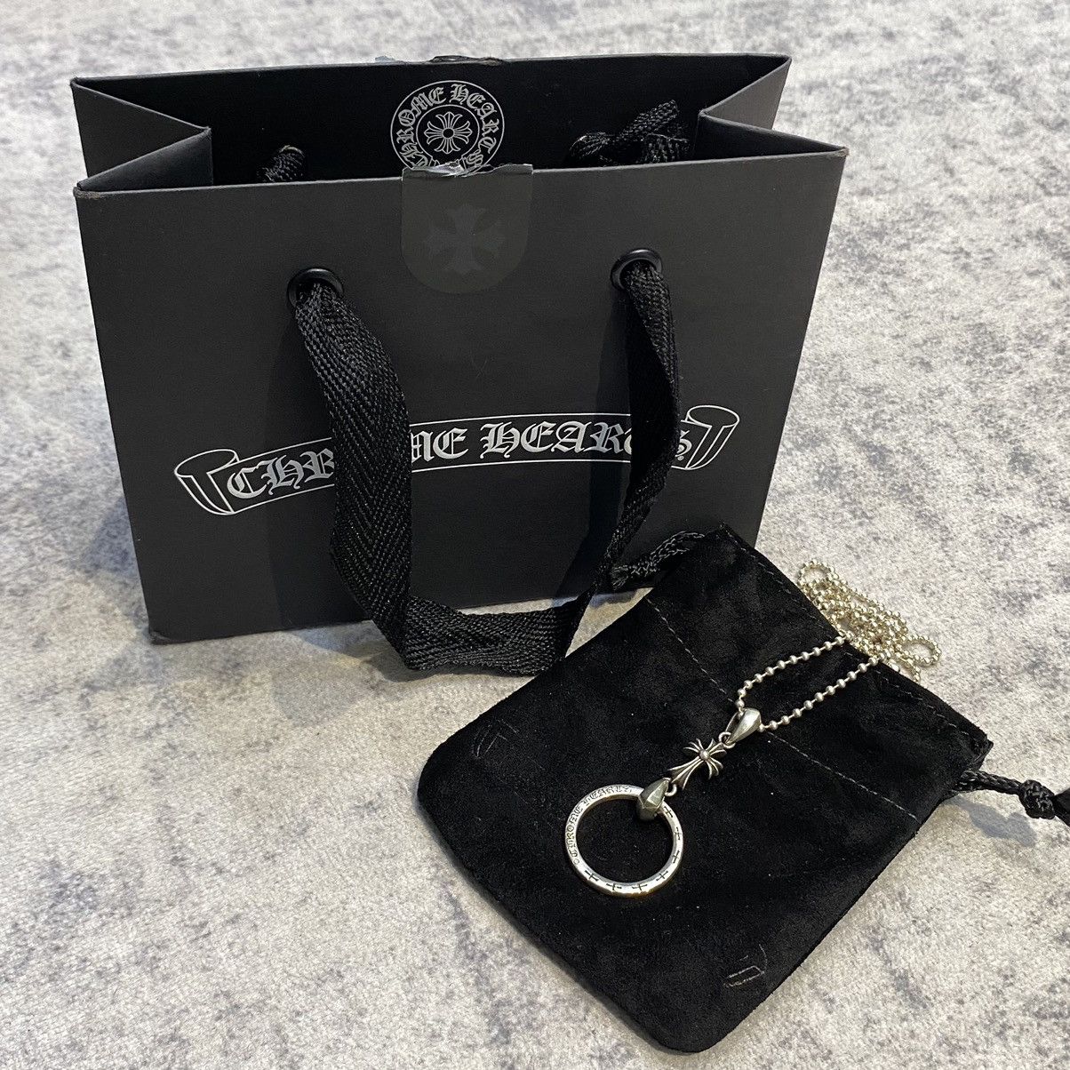 Chrome Hearts CHROME HEARTS Ball Chain Necklace Silver Cross Size ONE SIZE - 3 Thumbnail