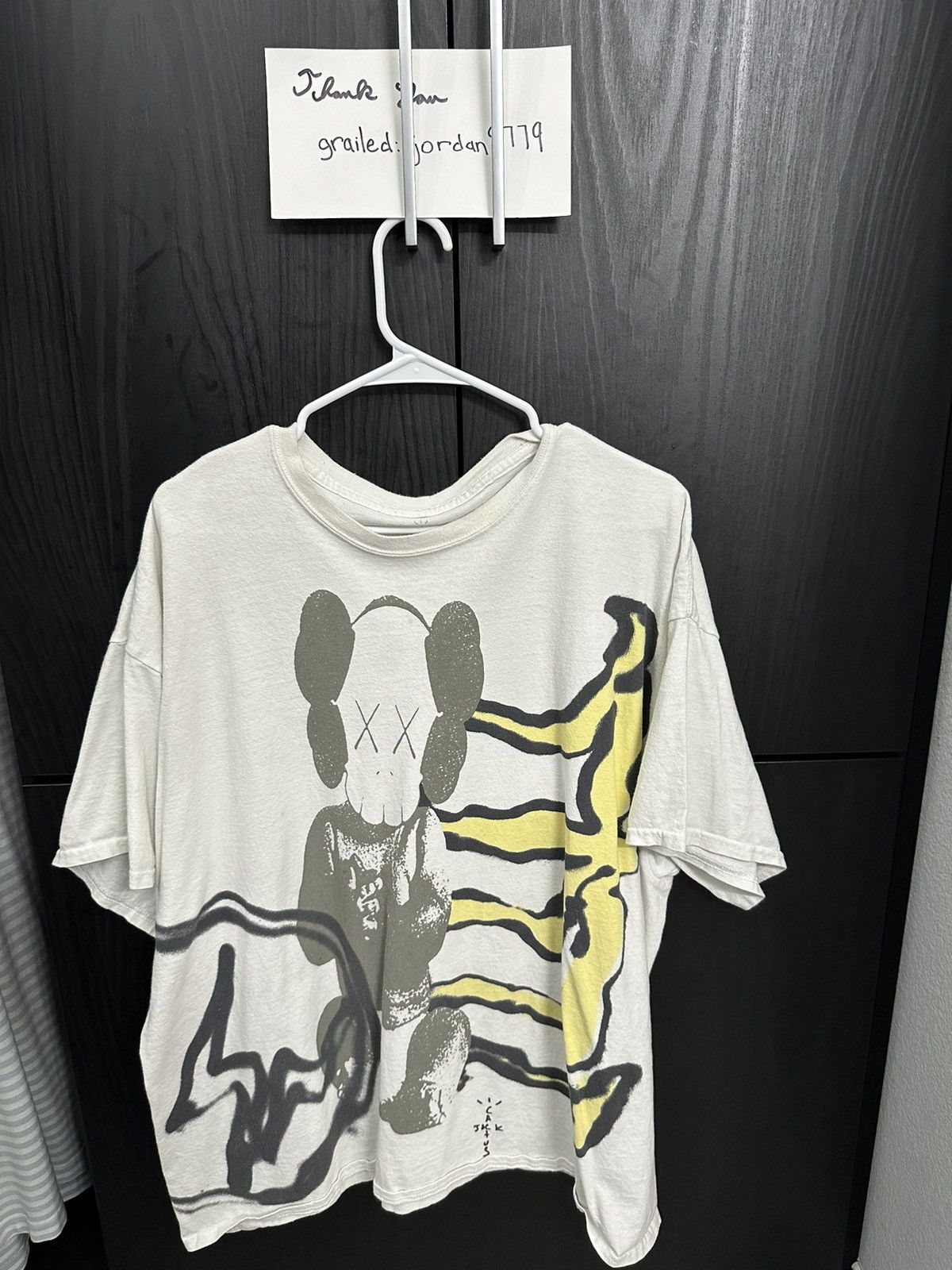 Travis Scott Travis Scott Cactus Jack Kaws Fragment Tee Size US XL / EU 56 / 4 - 2 Thumbnail