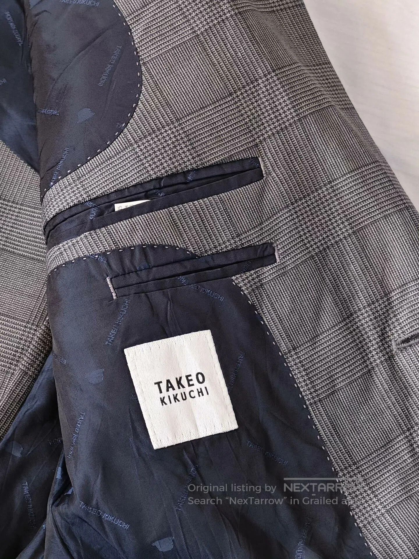 Takeo Kikuchi Takeo Kikuchi Gray Wool Silk Suit. Size US S / EU 44-46 / 1 - 8 Thumbnail