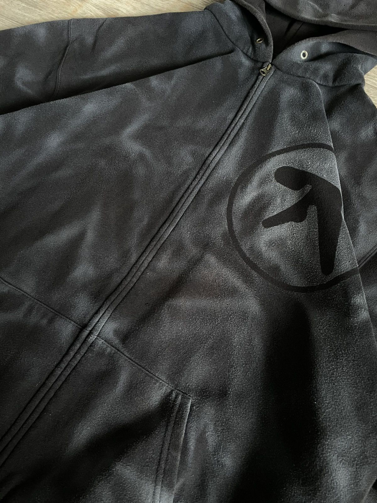 Japanese Brand Aphex Twin Logo Zip Up Hoodie Size US L / EU 52-54 / 3 - 7 Thumbnail
