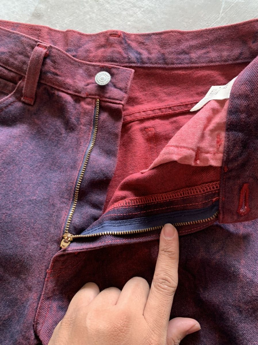 If Six Was Nine flare smoky red black bobson jeans japanese Size US 30 / EU 46 - 4 Thumbnail