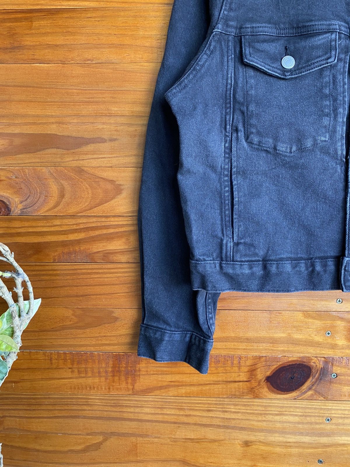 GU GU x Beautiful People Black Denim V-Neck Jacket Collab Size XL / US 12-14 / IT 48-50 - 9 Thumbnail