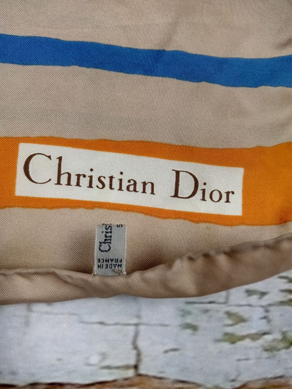 Dior Vintage Christian Dior Silk Scarf Made in France Size ONE SIZE - 2 Thumbnail