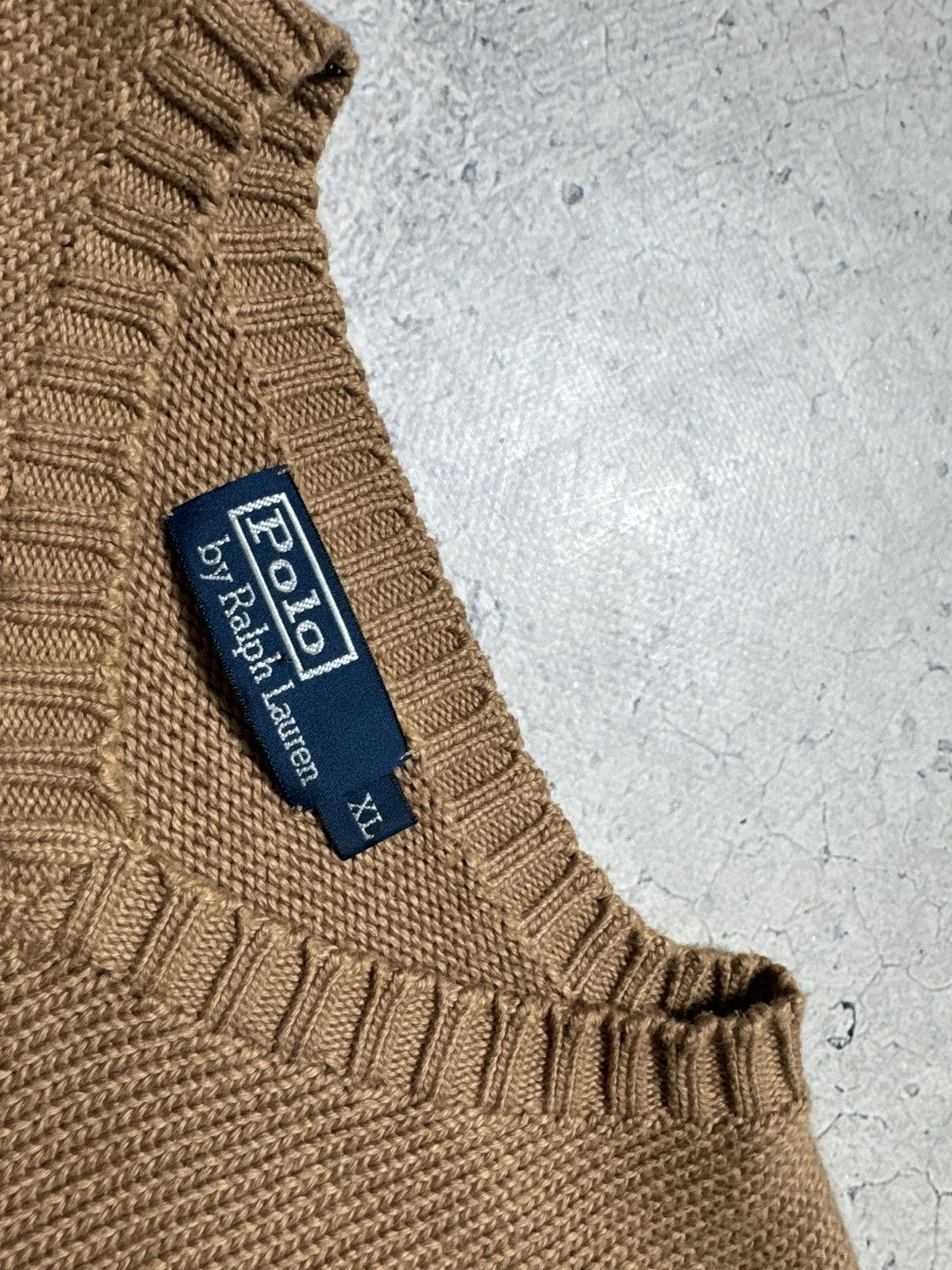Polo Ralph Lauren Polo Ralph Lauren Vintage 90’s Brown Knitted Sweater Size XL Size US XL / EU 56 / 4 - 5 Thumbnail