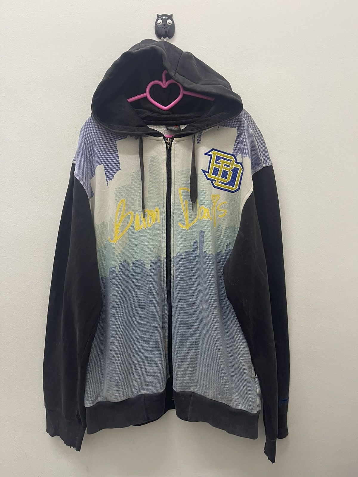 Li-Ning Rare Vintage BARON DAVIS BD Li Ning Full All Over Hoodie Size US XXL / EU 58 / 5 - 3 Thumbnail