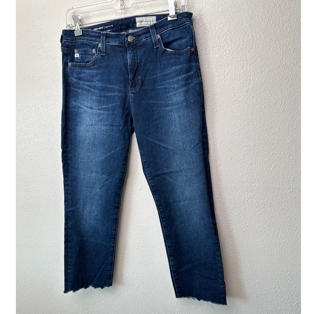 AG Adriano Goldschmied AG Prima Jeans Medium Dark Wash Womens US 28 Cigarette Size 28" / US 6 / IT 42 - 3 Thumbnail