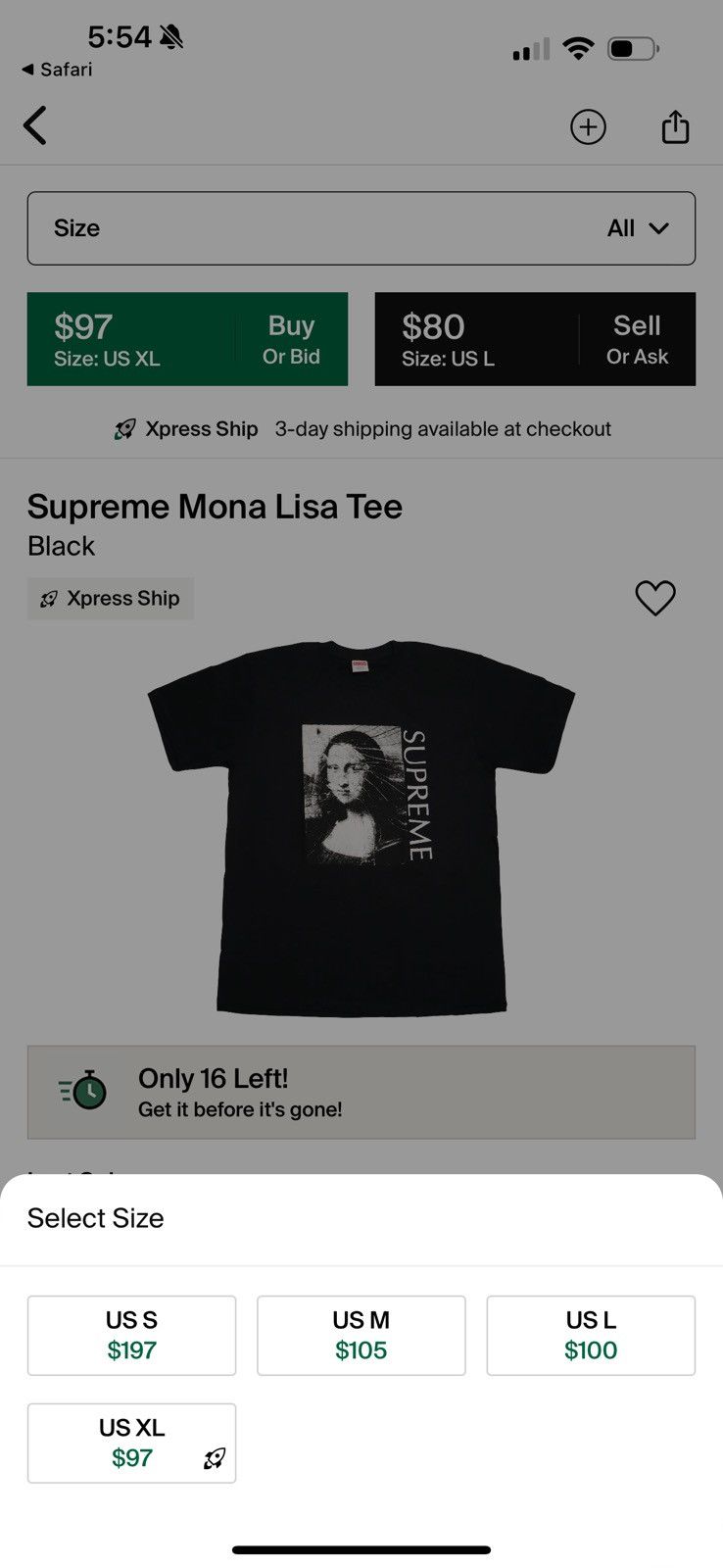 Supreme Supreme Mona Lisa tee | Grailed