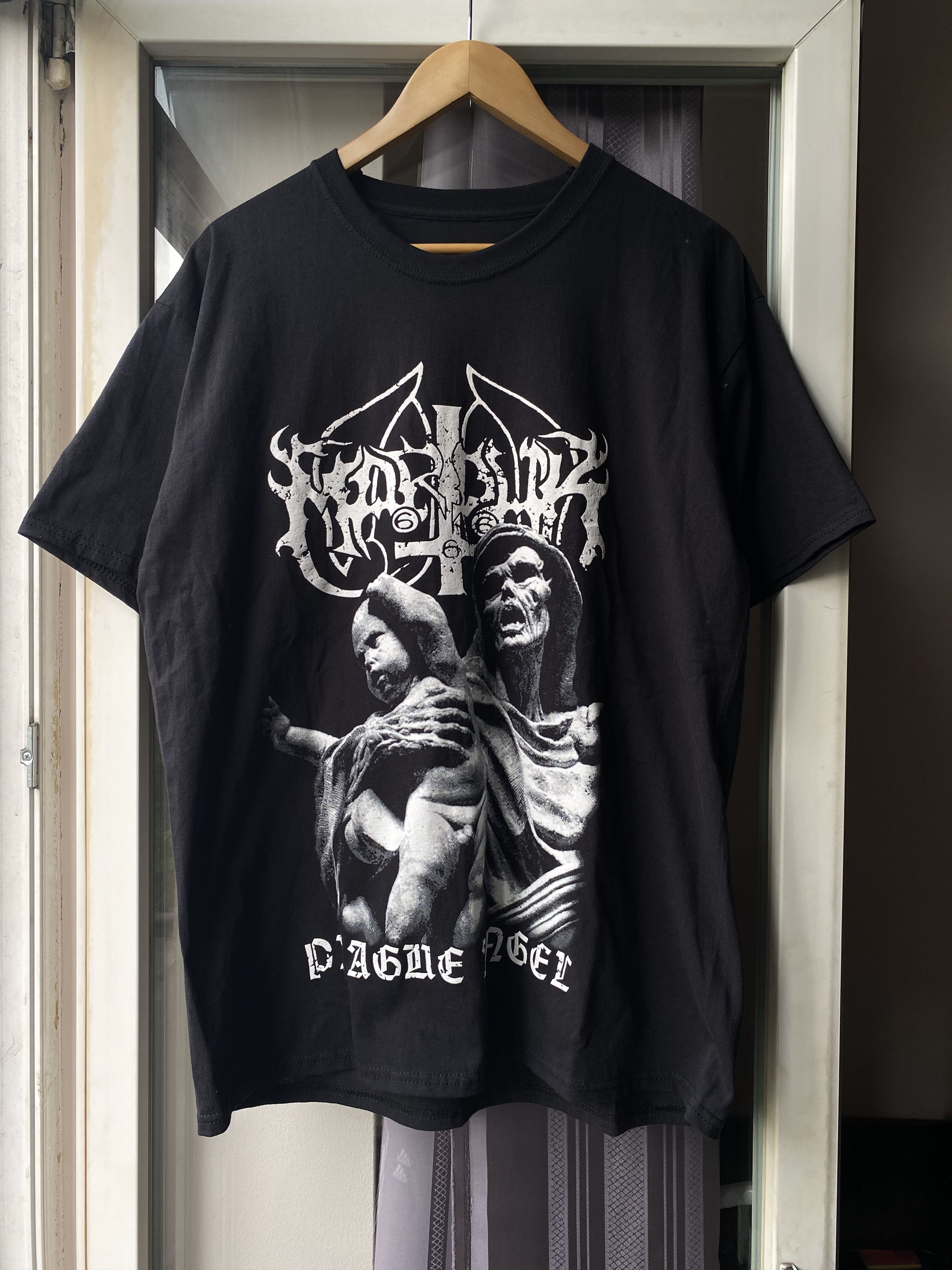 Marduk T-Shirt Black Metal Plague Angel Graphic Rare